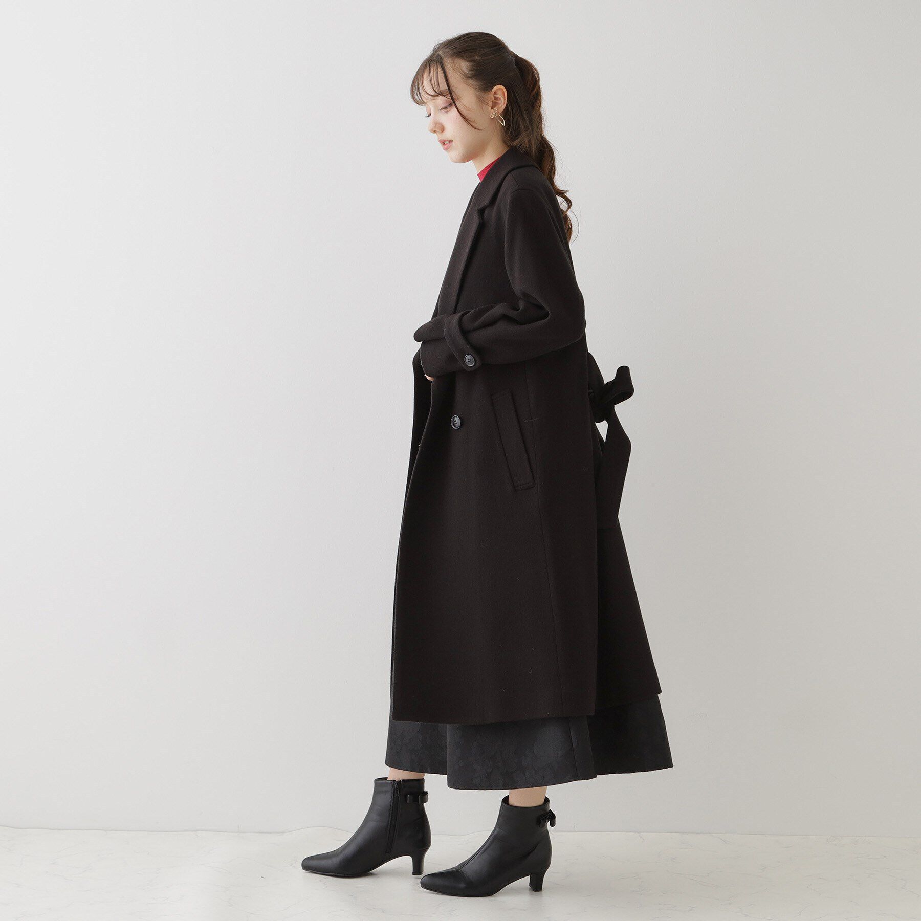 Couture broach「【大人レディーへ捧げる】ベーシックチェスターコート」|チェスターコート|