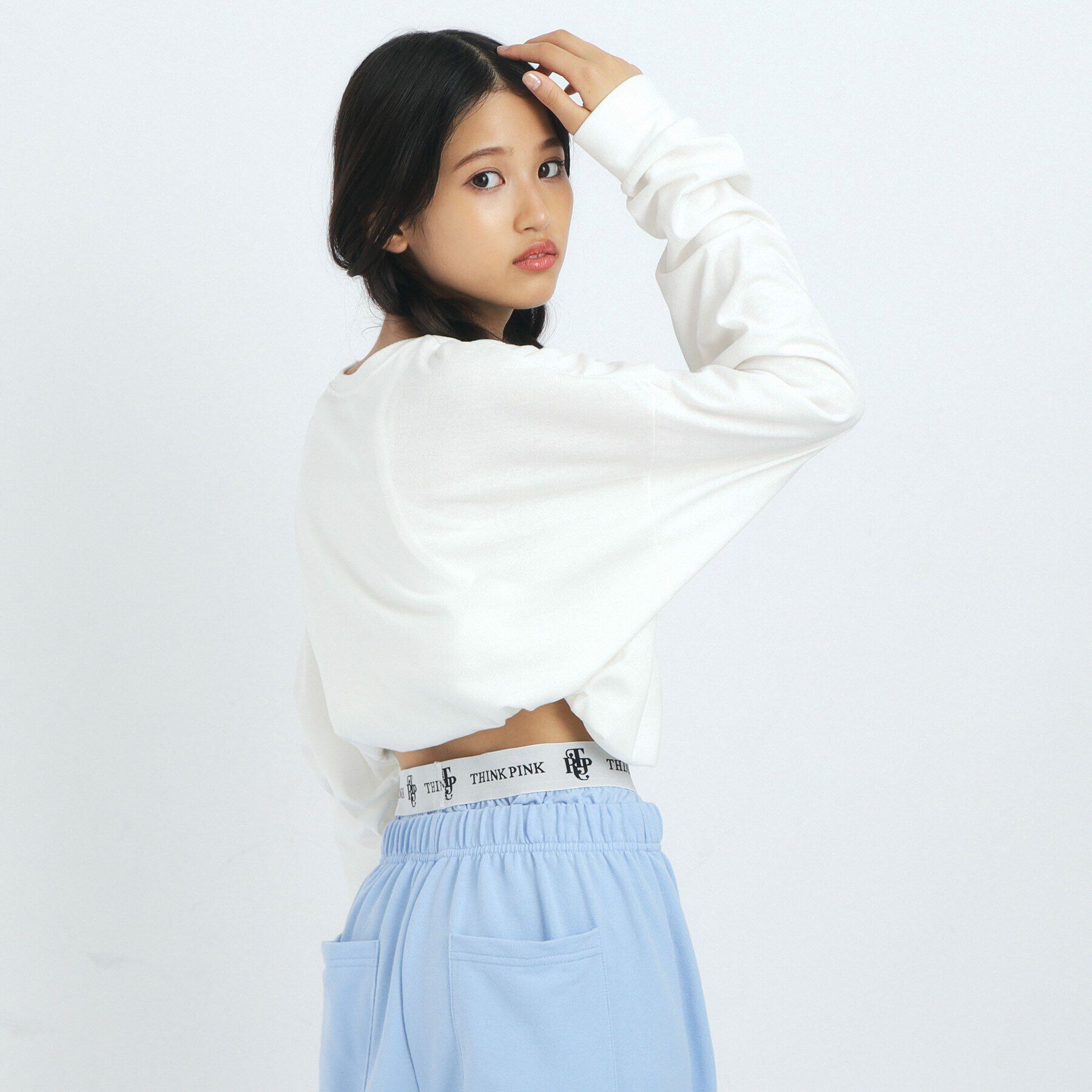 PINK-latte「【るーつくコラボ】BIGシルエットTシャツ」|Tシャツ・カットソー|