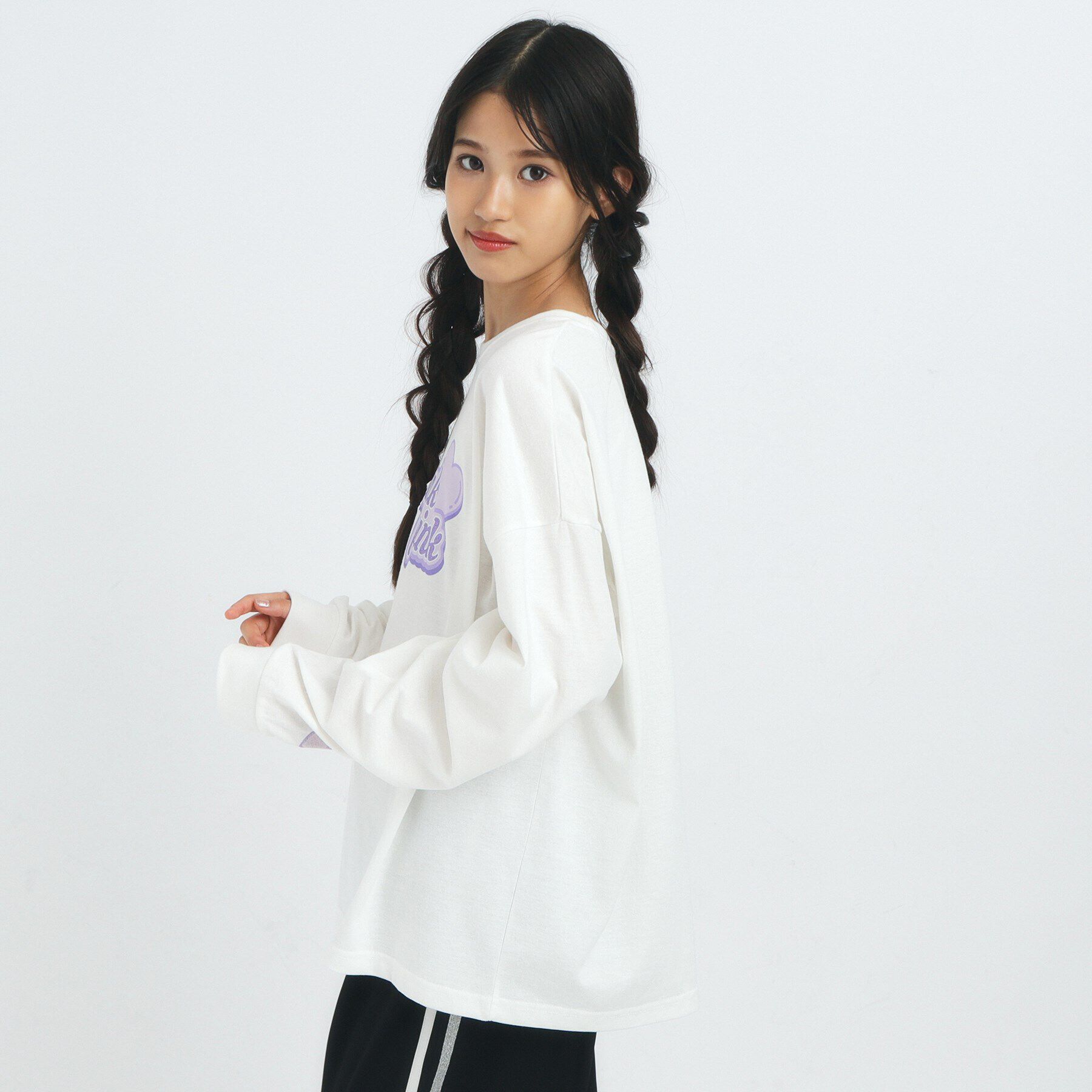 PINK-latte「【るーつくコラボ】BIGシルエットTシャツ」|Tシャツ・カットソー|