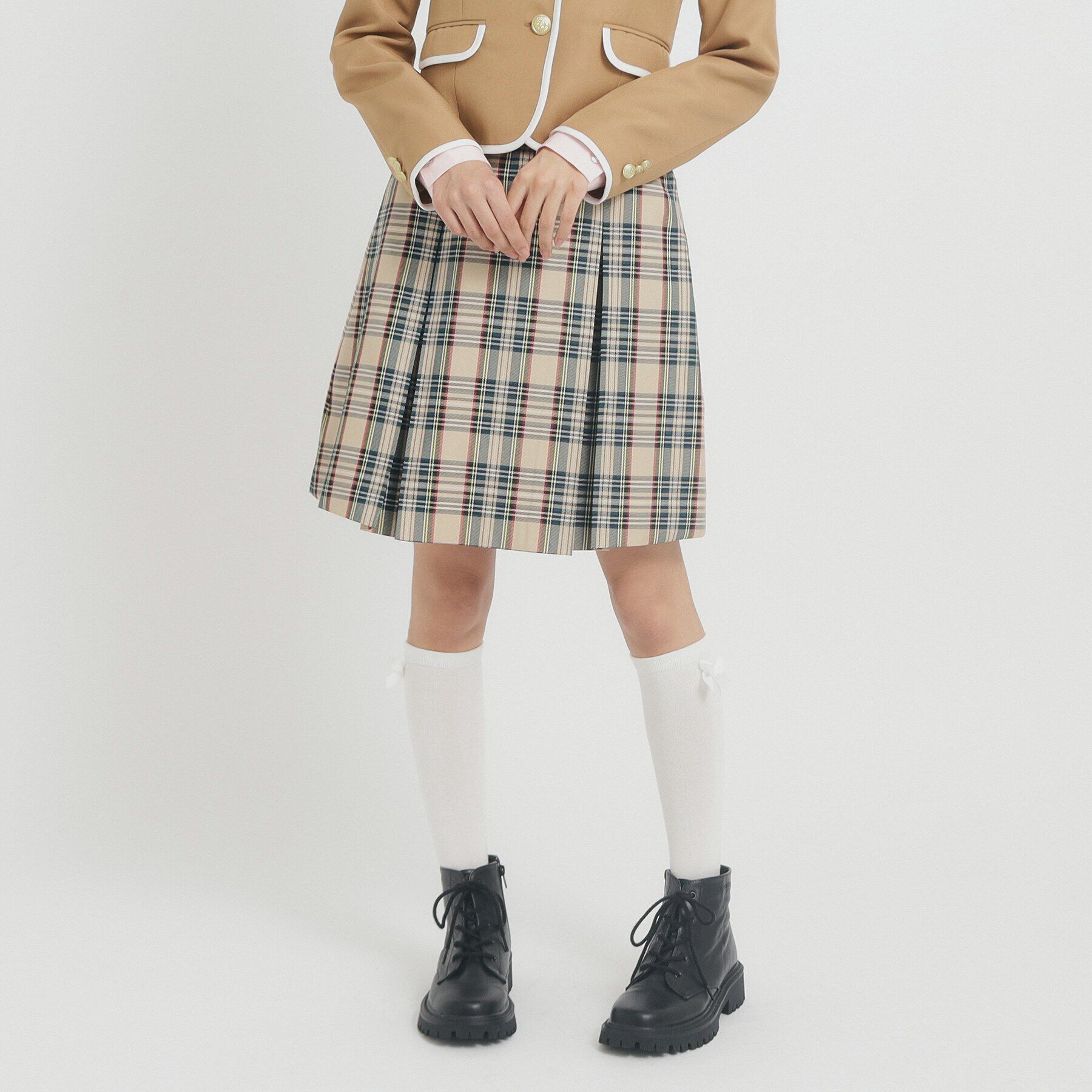 PINK-latte「【オケージョン・フォーマル】ボックスプリーツスカート」|スカート|