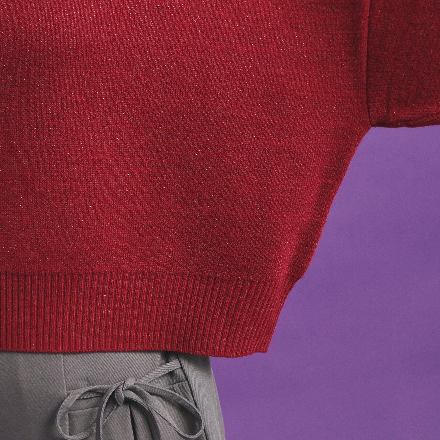 PINK-latte「ラメジャカードニット」|ニット・セーター|