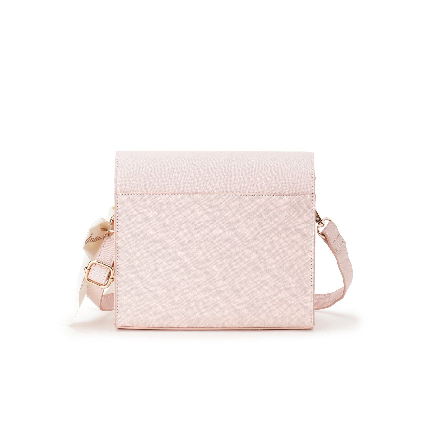 PINK-latte「リボンチャーム付きPUショルダー」|ショルダー・メッセンジャー|