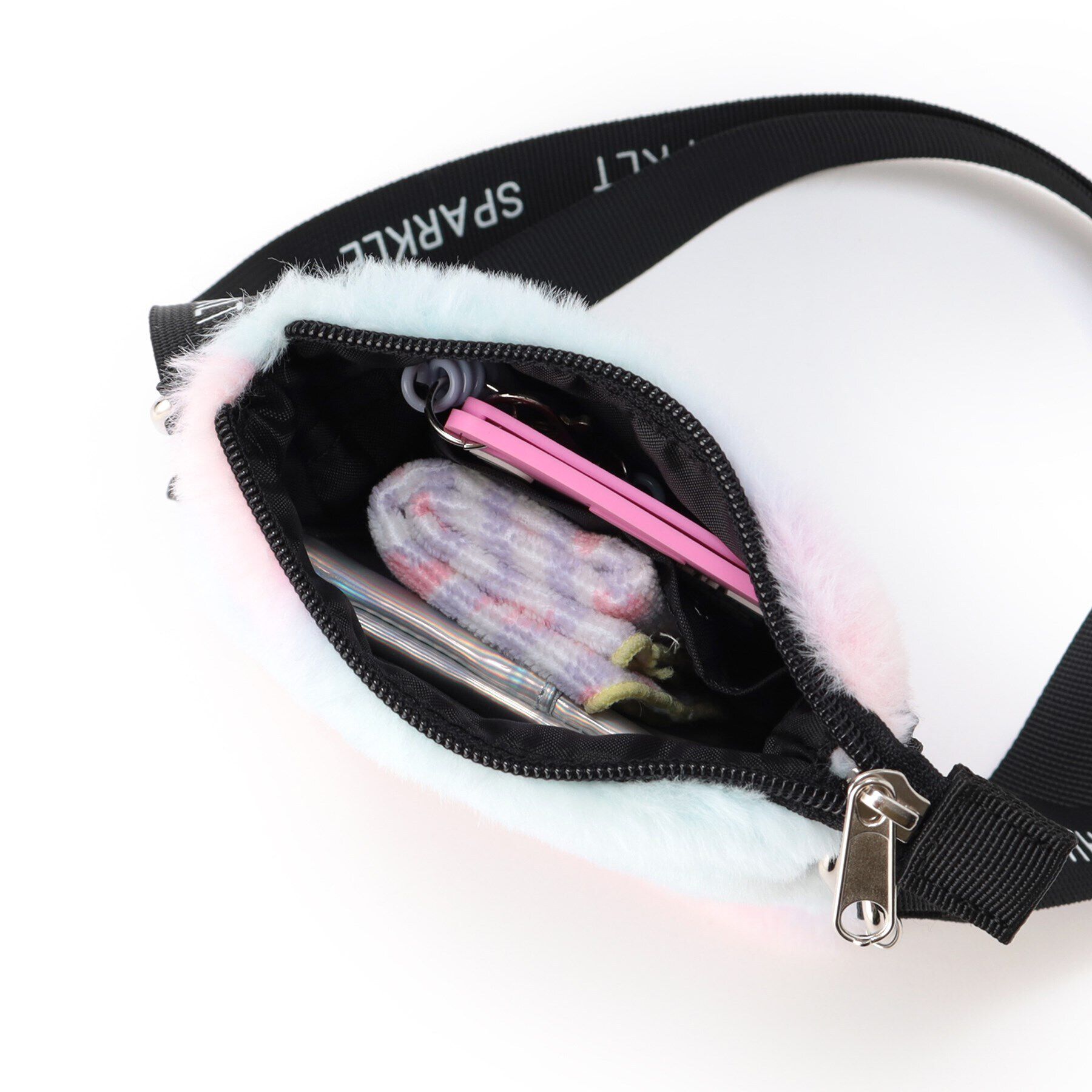 PINK-latte「タテ型ファーショルダー」|ショルダー・メッセンジャー|