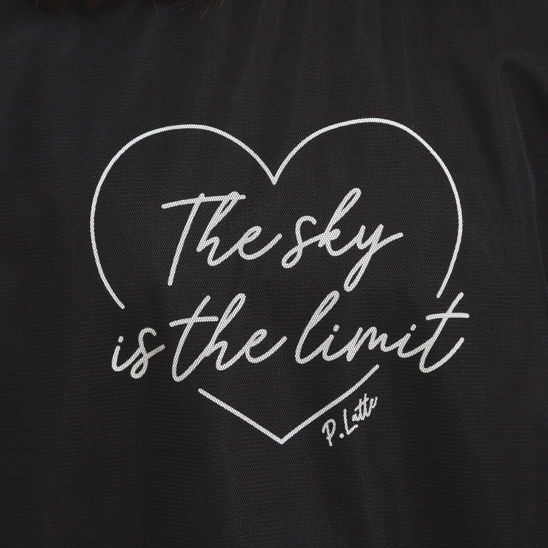 PINK-latte「ミニ裏毛 チュールスウェット」|その他|