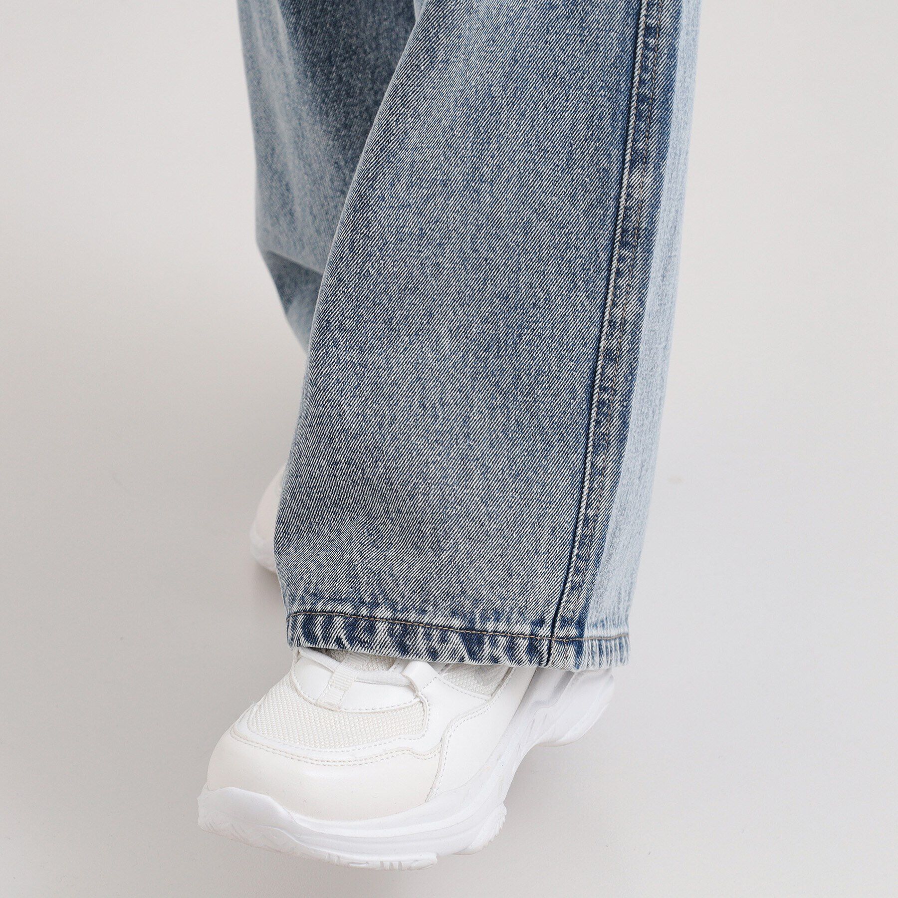 PINK-latte「タックワイドストレートデニム」|その他|