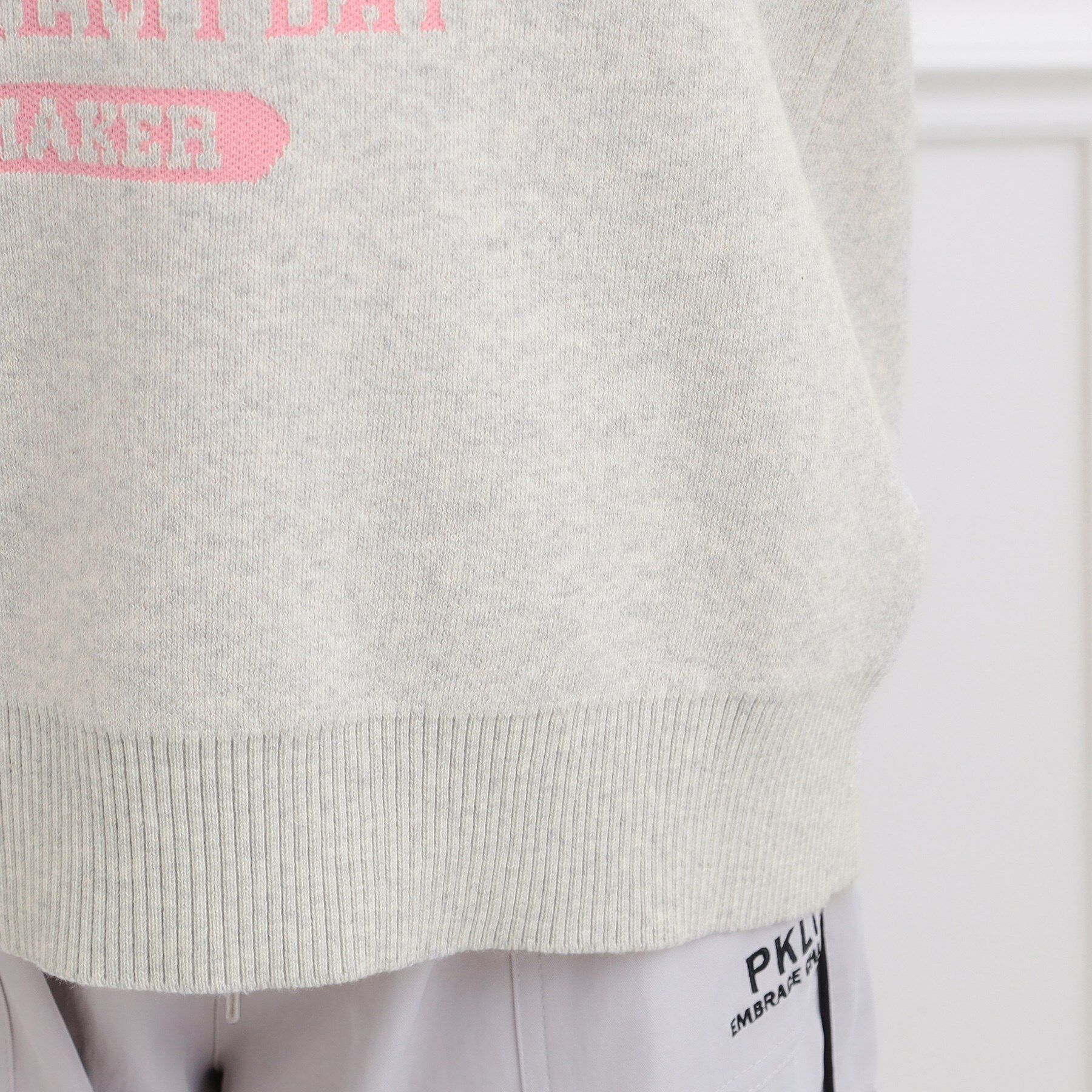 PINK-latte「コットンジャカードくまプルオーバー」|ニット・セーター|