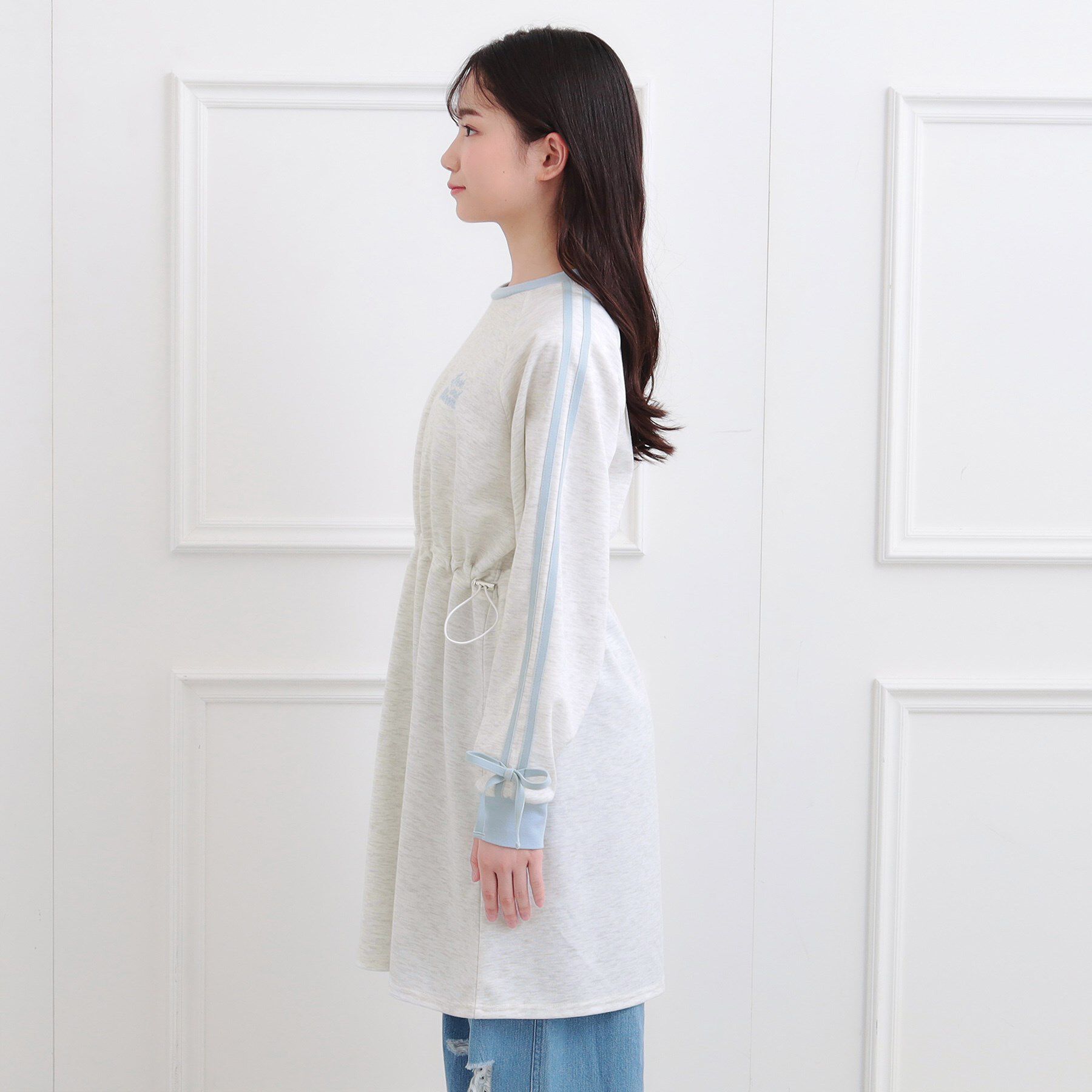 PINK-latte「ポンチドロストワンピース」|ワンピース|