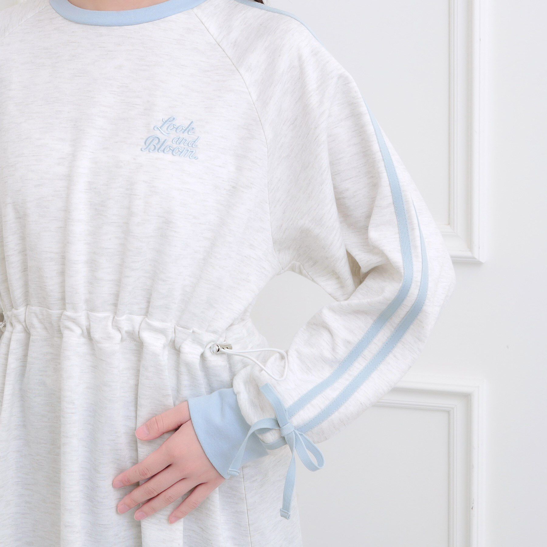 PINK-latte「ポンチドロストワンピース」|ワンピース|