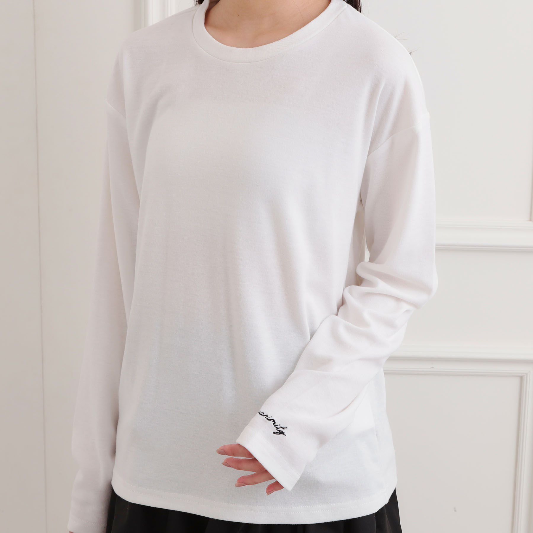 PINK-latte「ドットチュールキャミ＋ロンTセット」|その他|