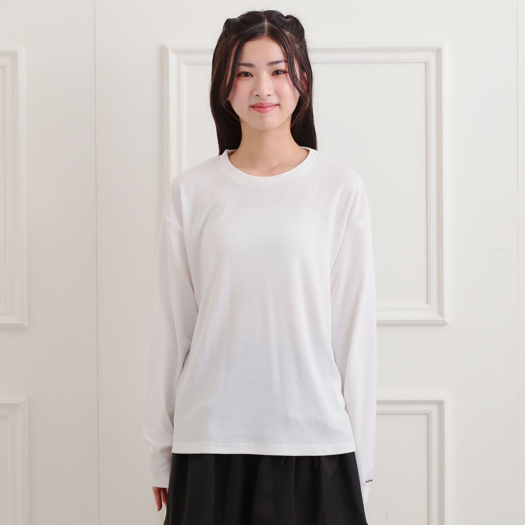 PINK-latte「ドットチュールキャミ＋ロンTセット」|その他|