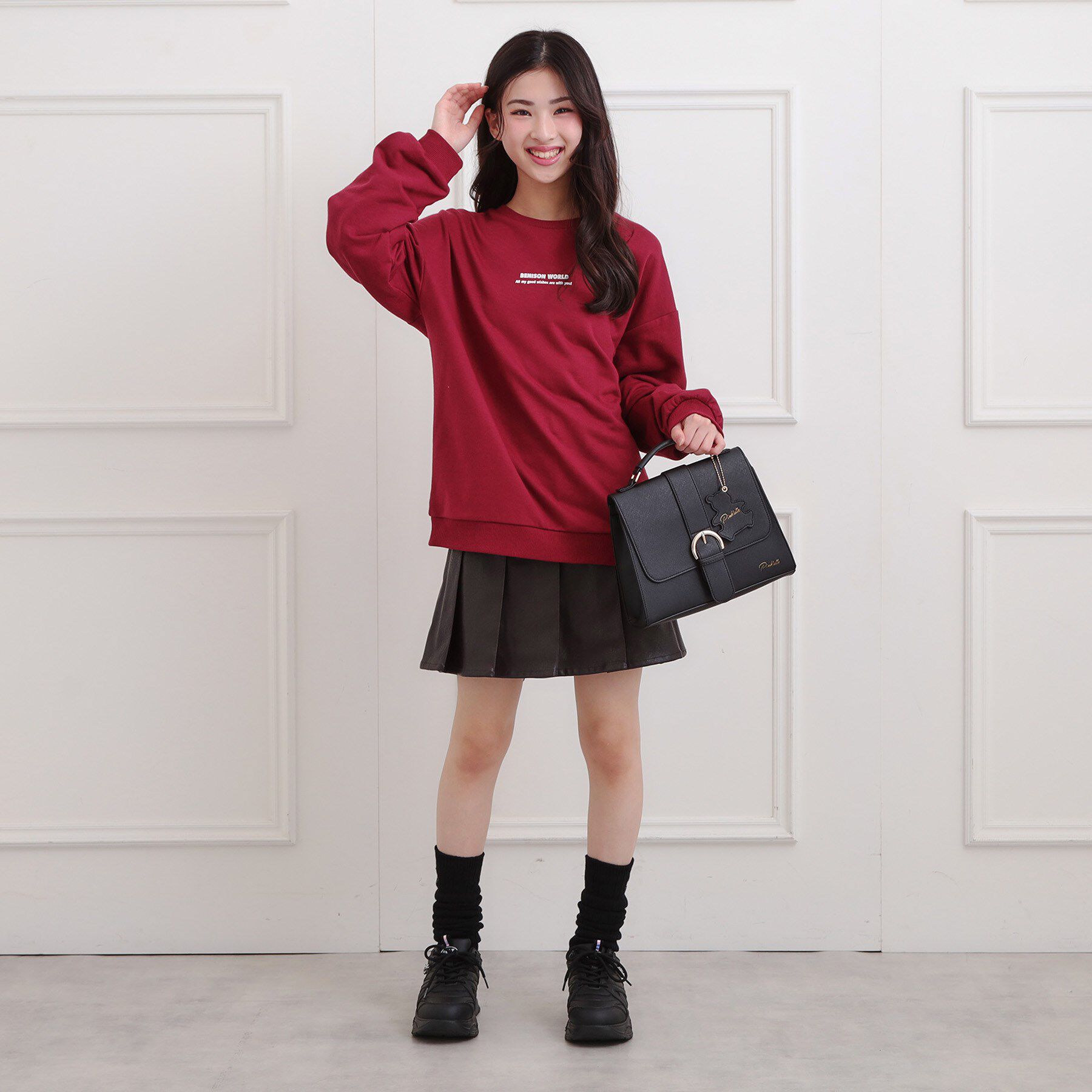 PINK-latte「【2WAY】サッチェル」|リュック|