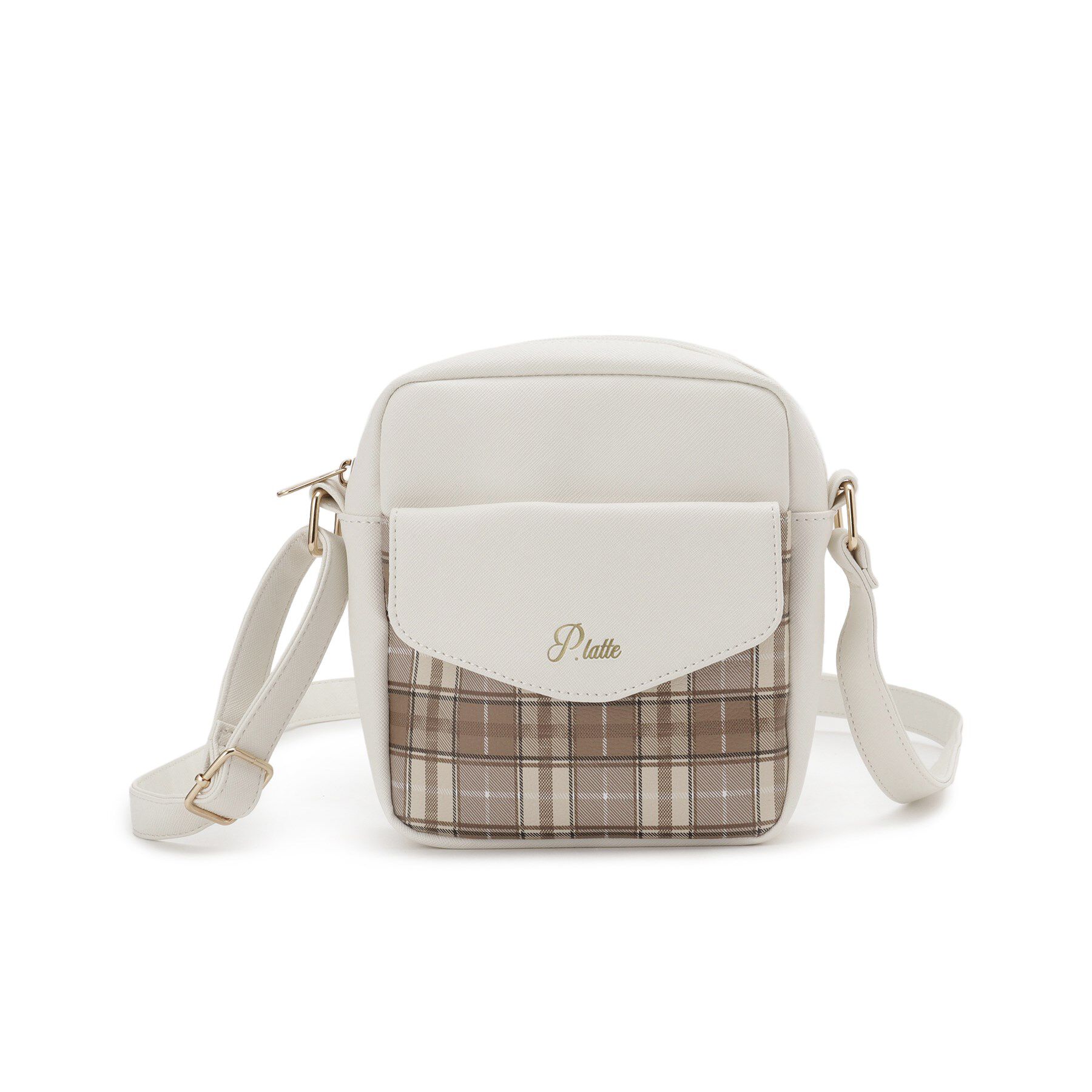 PINK-latte「フラップチェックショルダー」|ショルダー・メッセンジャー|