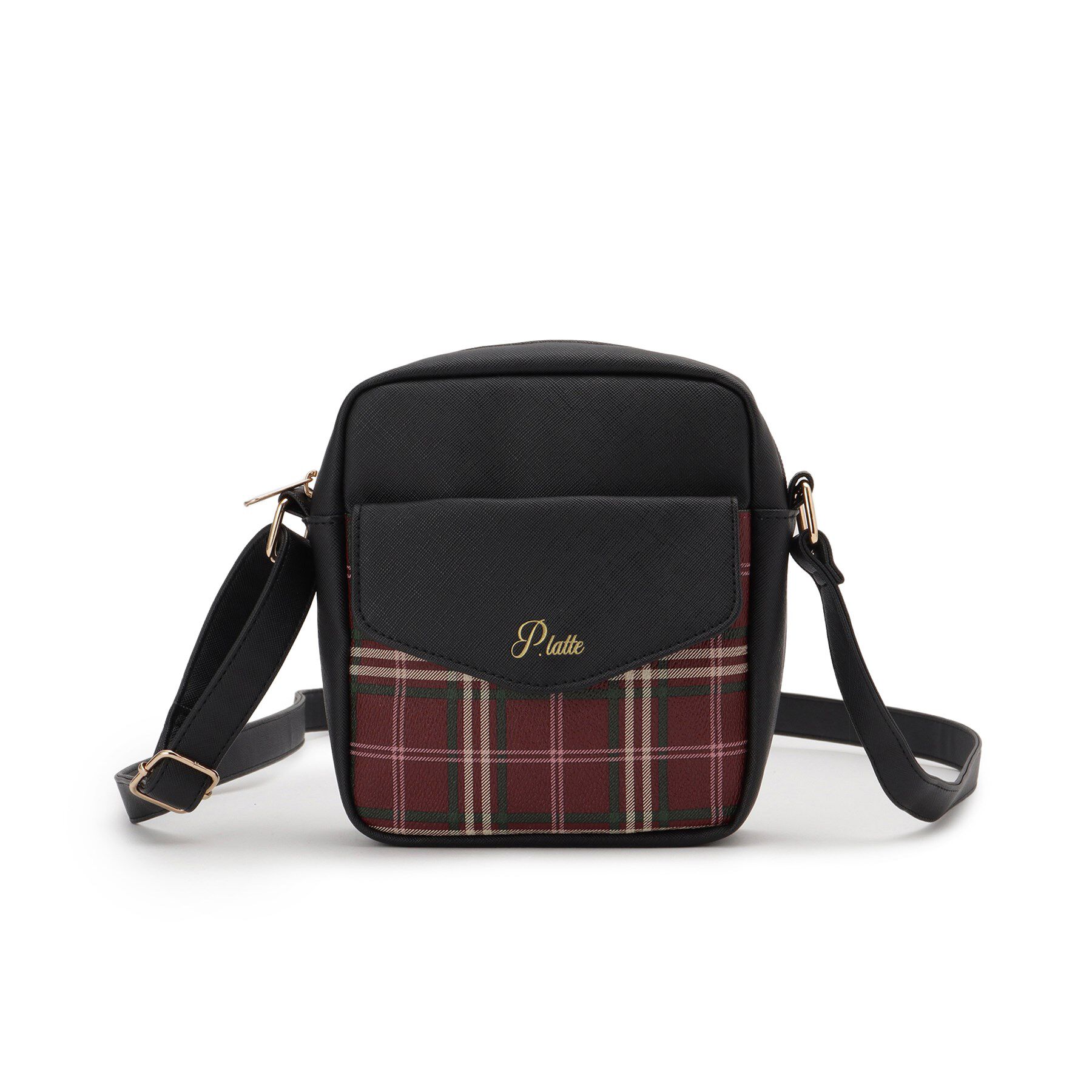 PINK-latte「フラップチェックショルダー」|ショルダー・メッセンジャー|