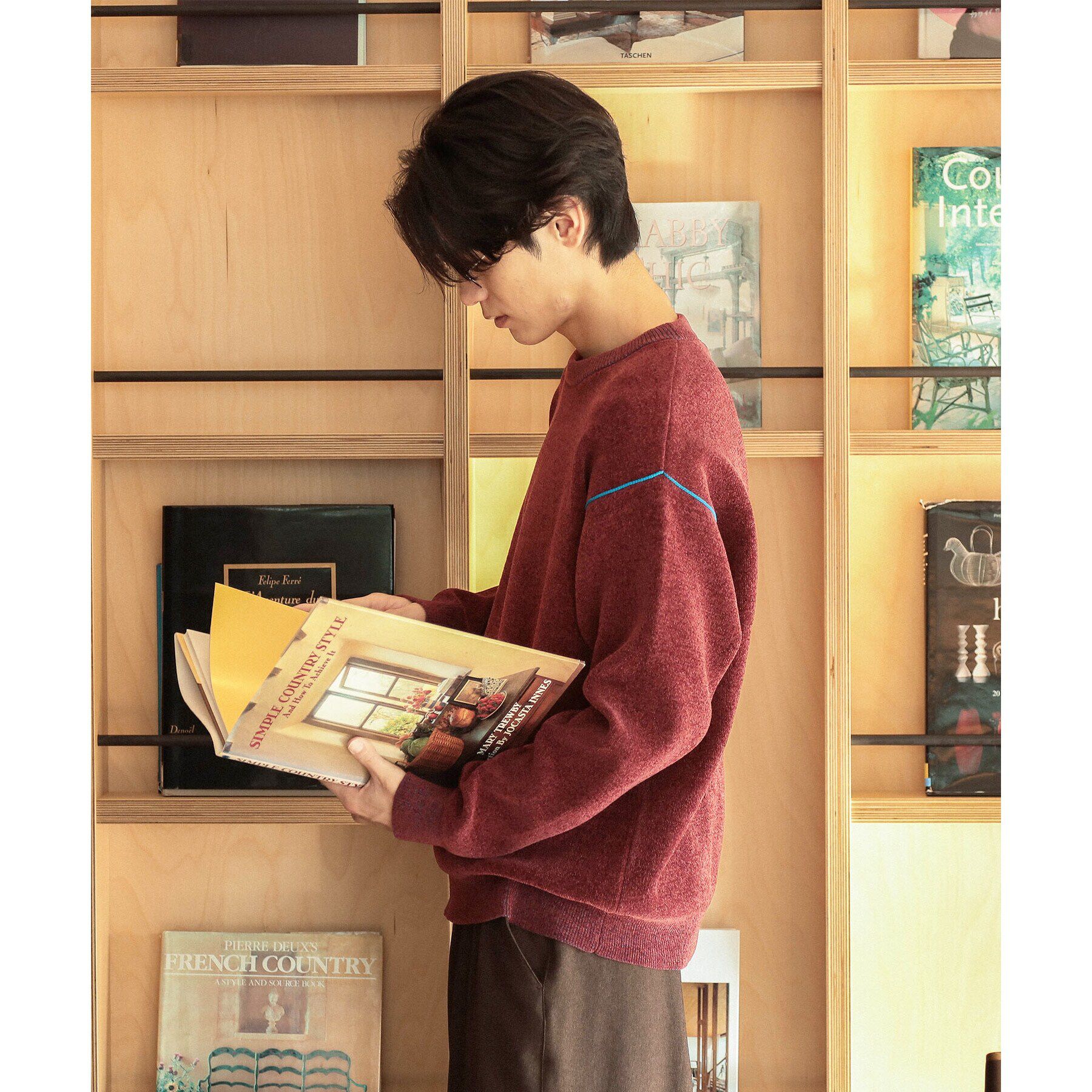 THE SHOP TK「【ハグするニット】モールニットクルーネック　親子リンク/ユニセックス」|ニット・セーター|