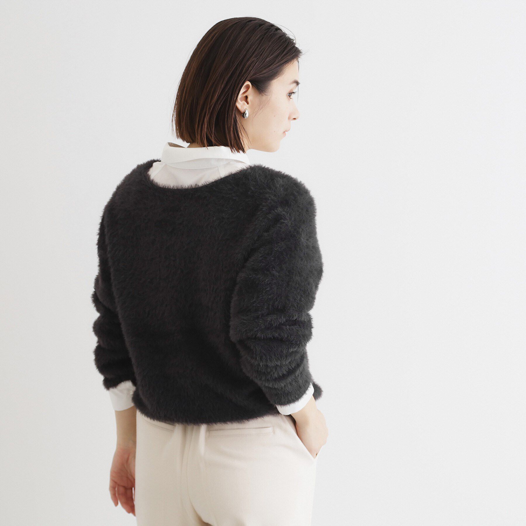 THE SHOP TK「【＠BAILA掲載】【前後2way】フェザーニット/洗える」|ニット・セーター|