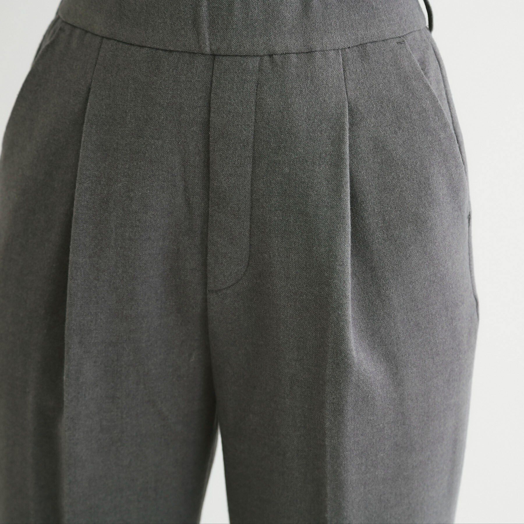 THE SHOP TK「【洗える】両面起毛テーパードパンツ」|その他|