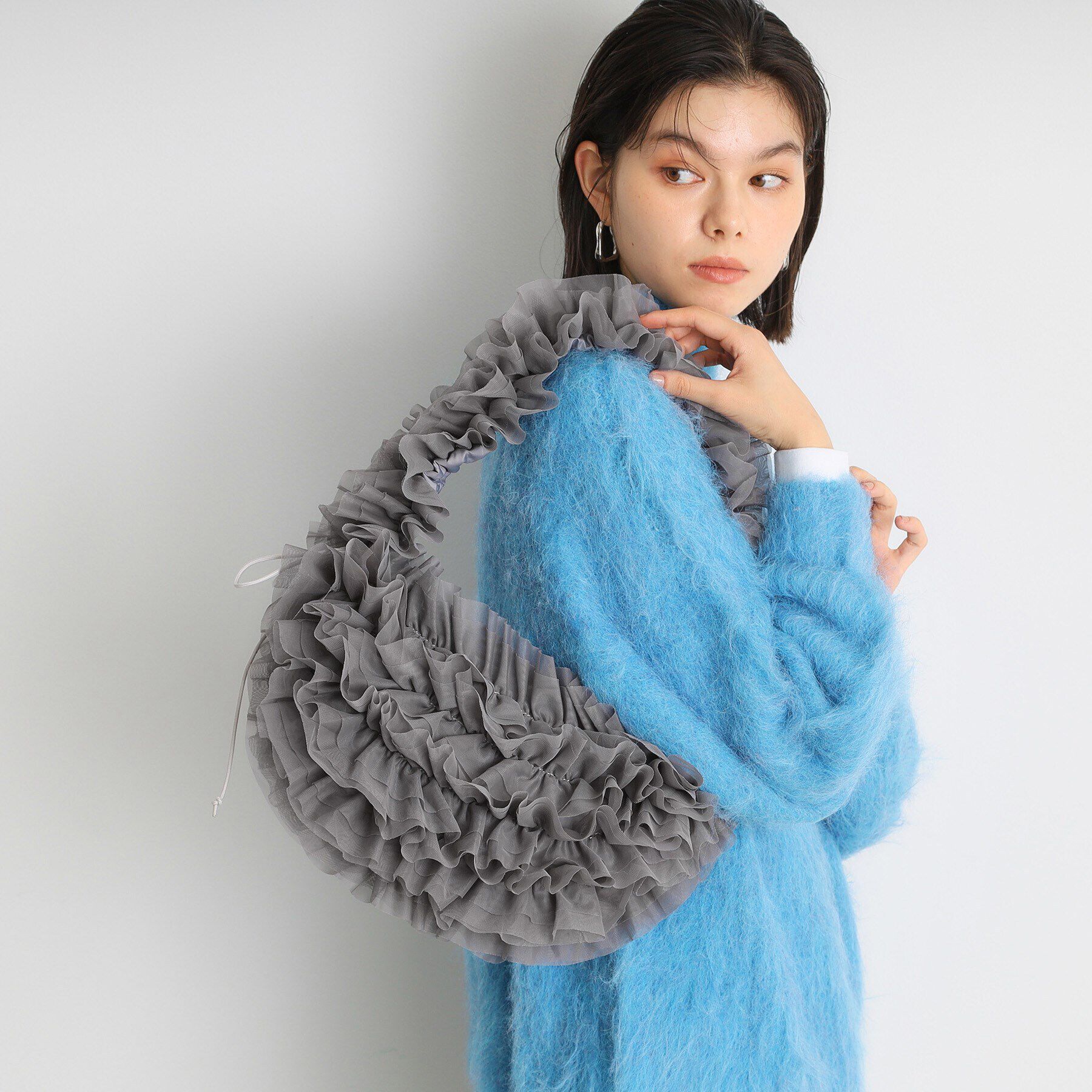 THE SHOP TK「チュールフリルバッグ」|ショルダー・メッセンジャー|