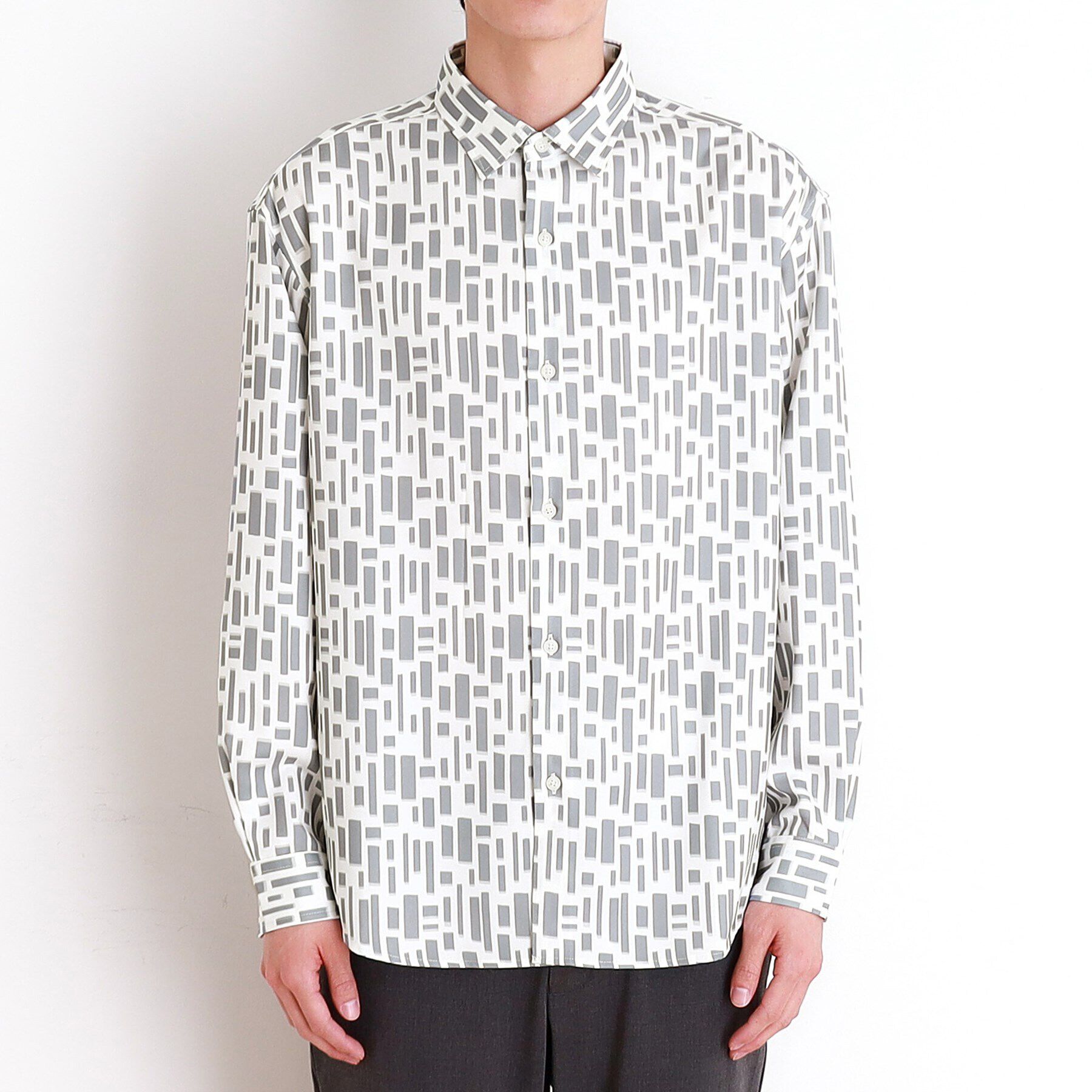 THE SHOP TK「ドライポリ長袖プリントシャツ」|シャツ・ブラウス|