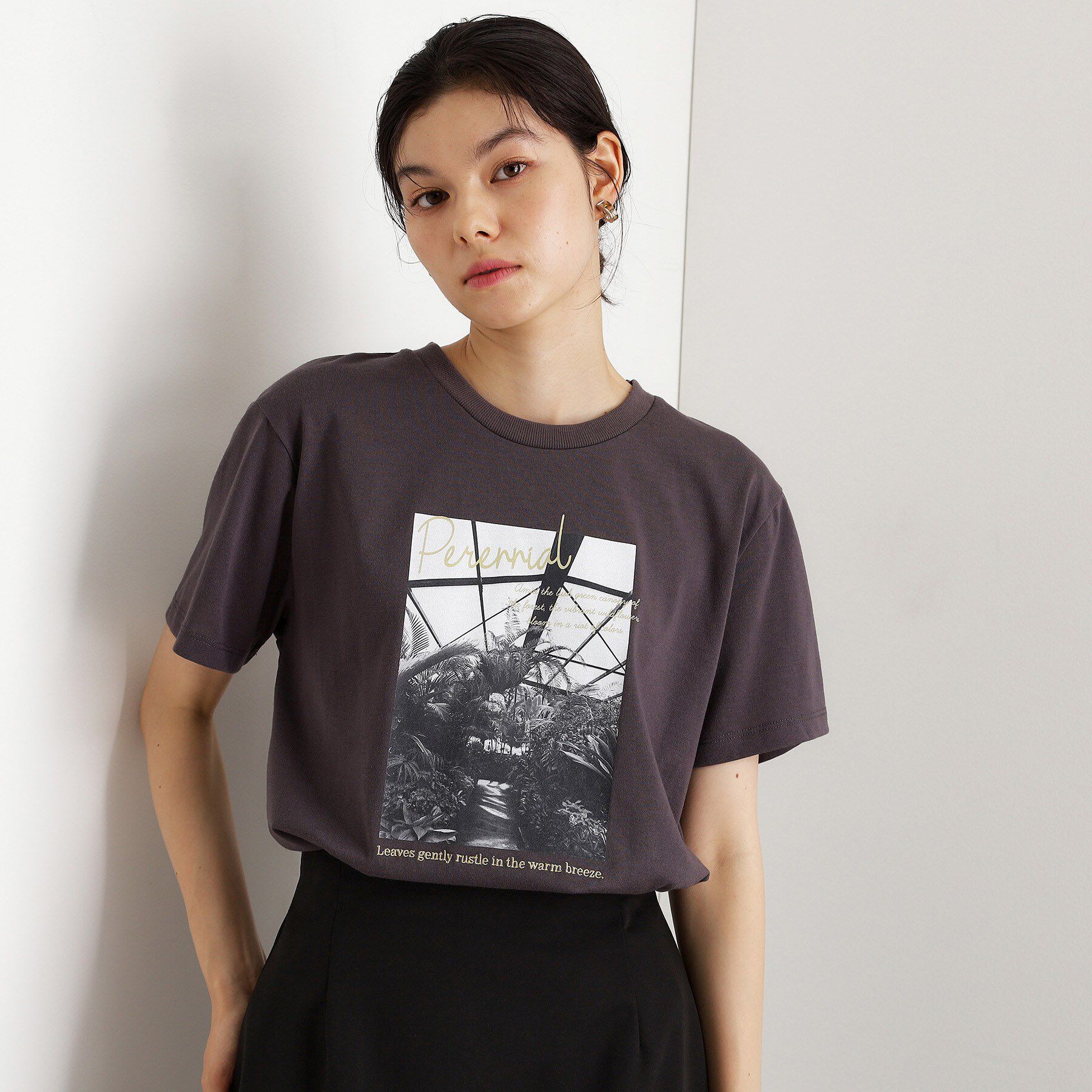 THE SHOP TK「カレッジ＆フォトプリントTシャツ【洗濯機OK】」|Tシャツ・カットソー|