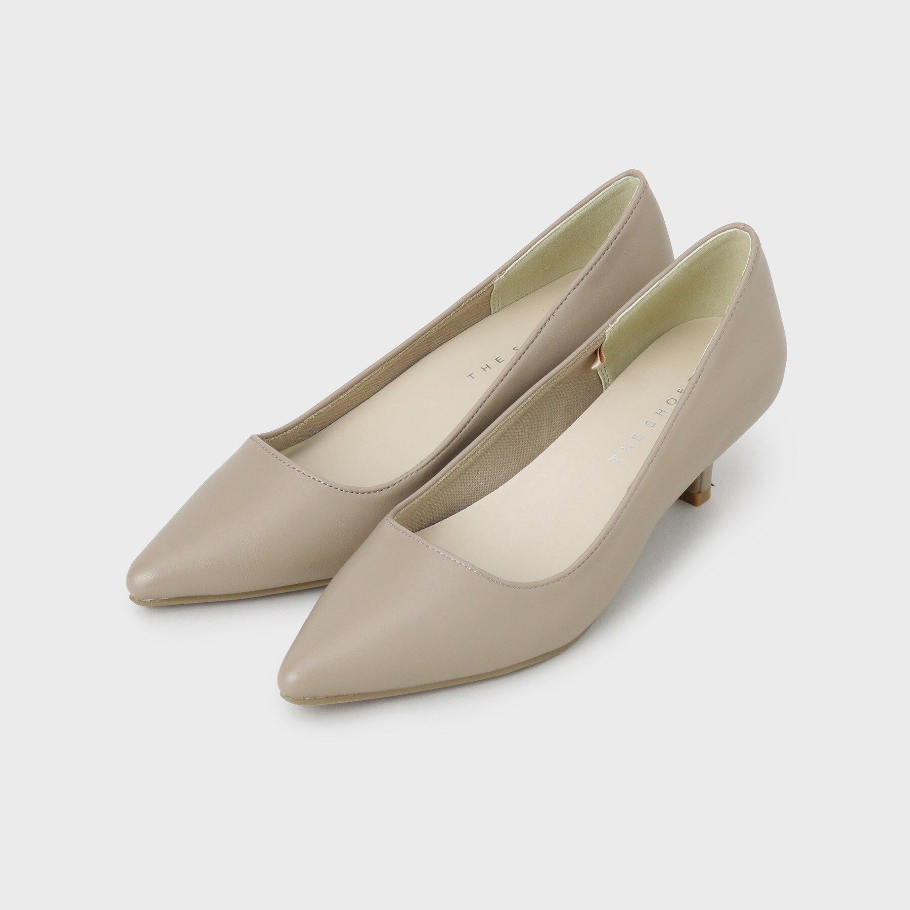 THE SHOP TK「ローヒールベーシックパンプス」|パンプス|ベージュ(052)