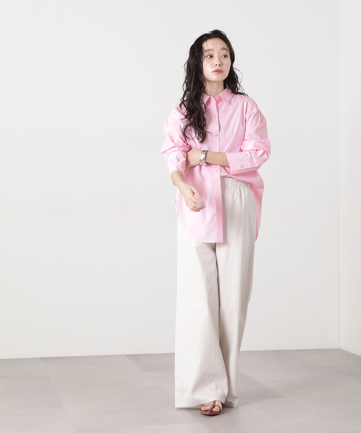  「ドロップショルダーベーシックシャツ」|シャツ・ブラウス|