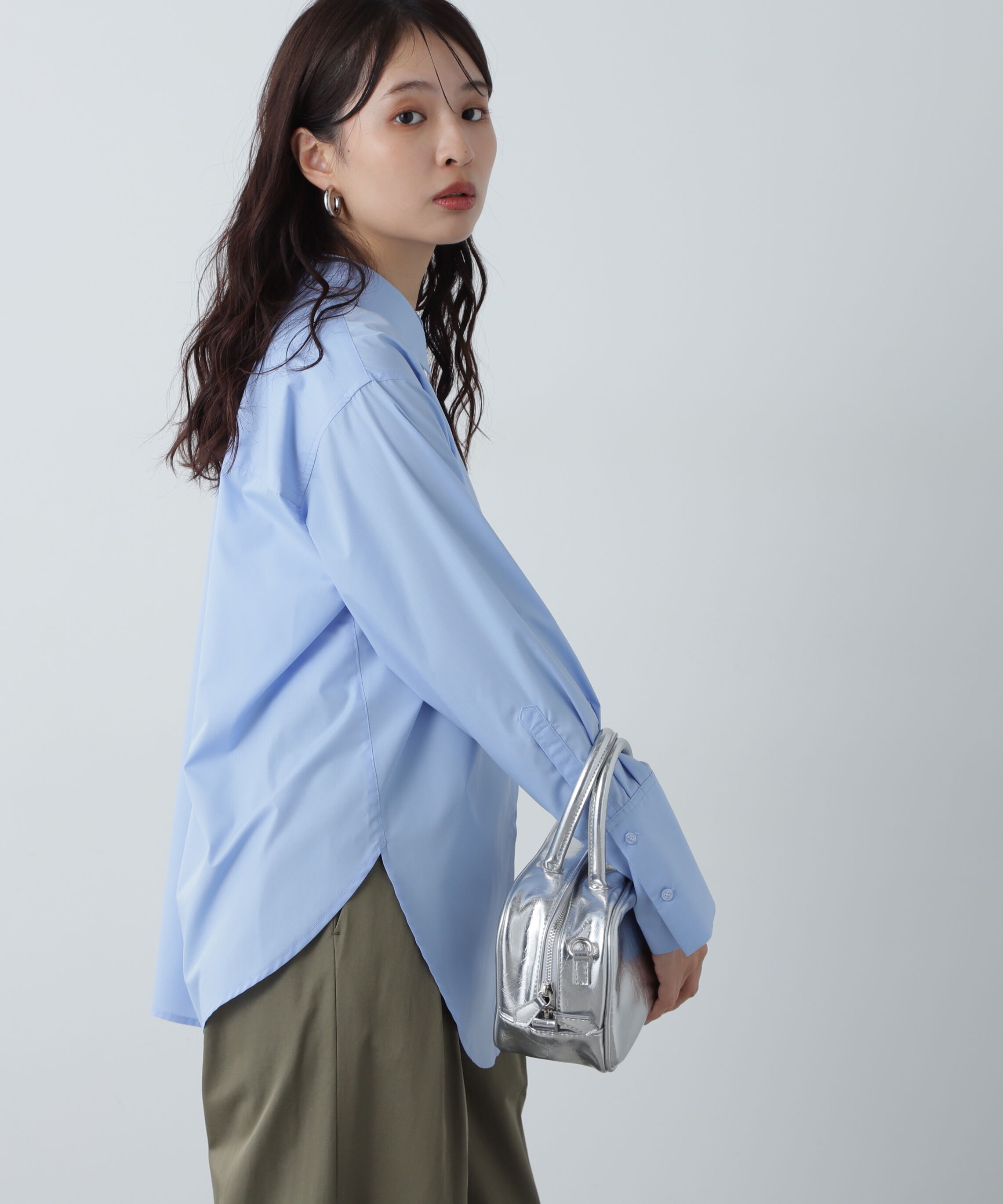  「ドロップショルダーベーシックシャツ」|シャツ・ブラウス|