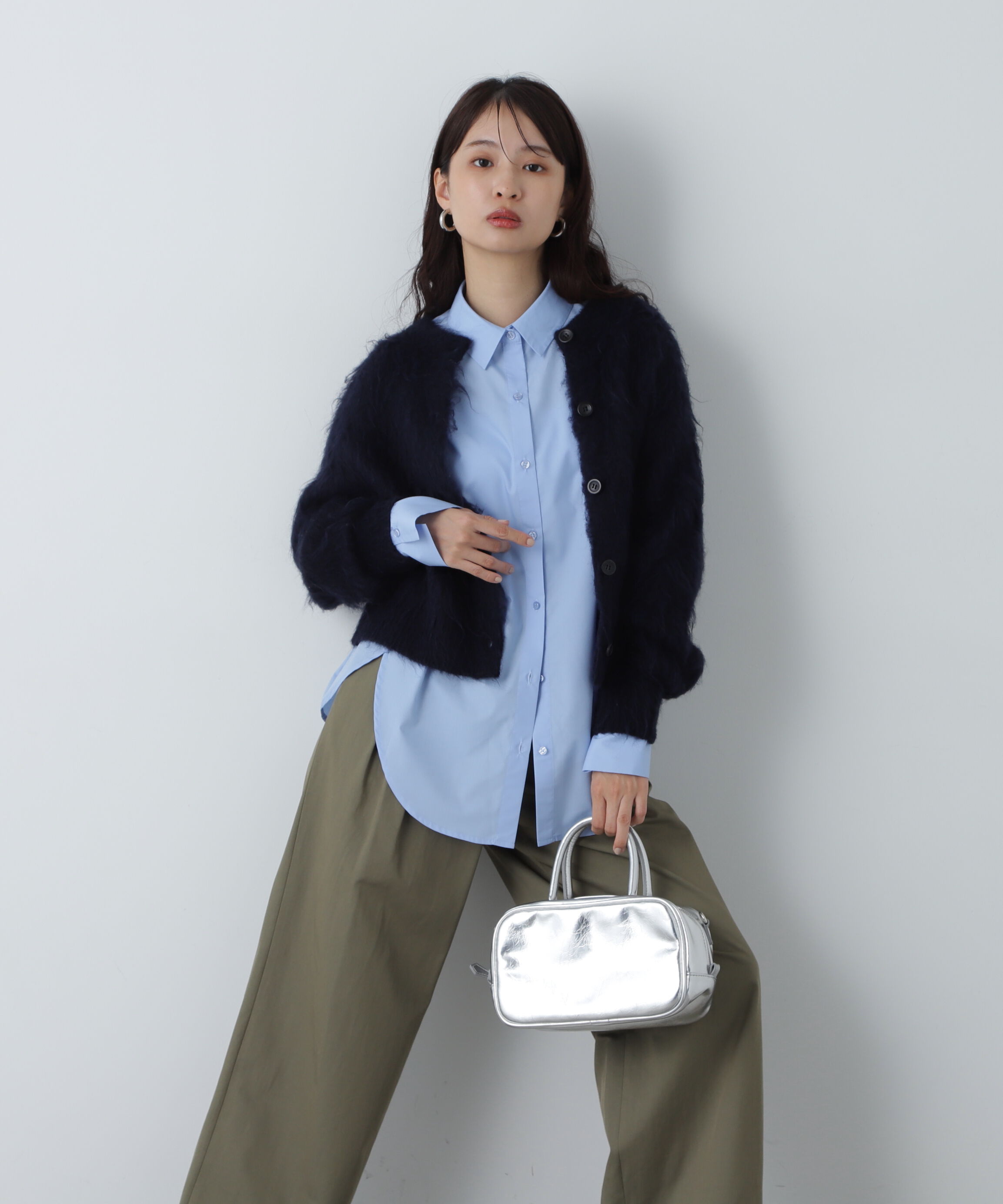  「ドロップショルダーベーシックシャツ」|シャツ・ブラウス|