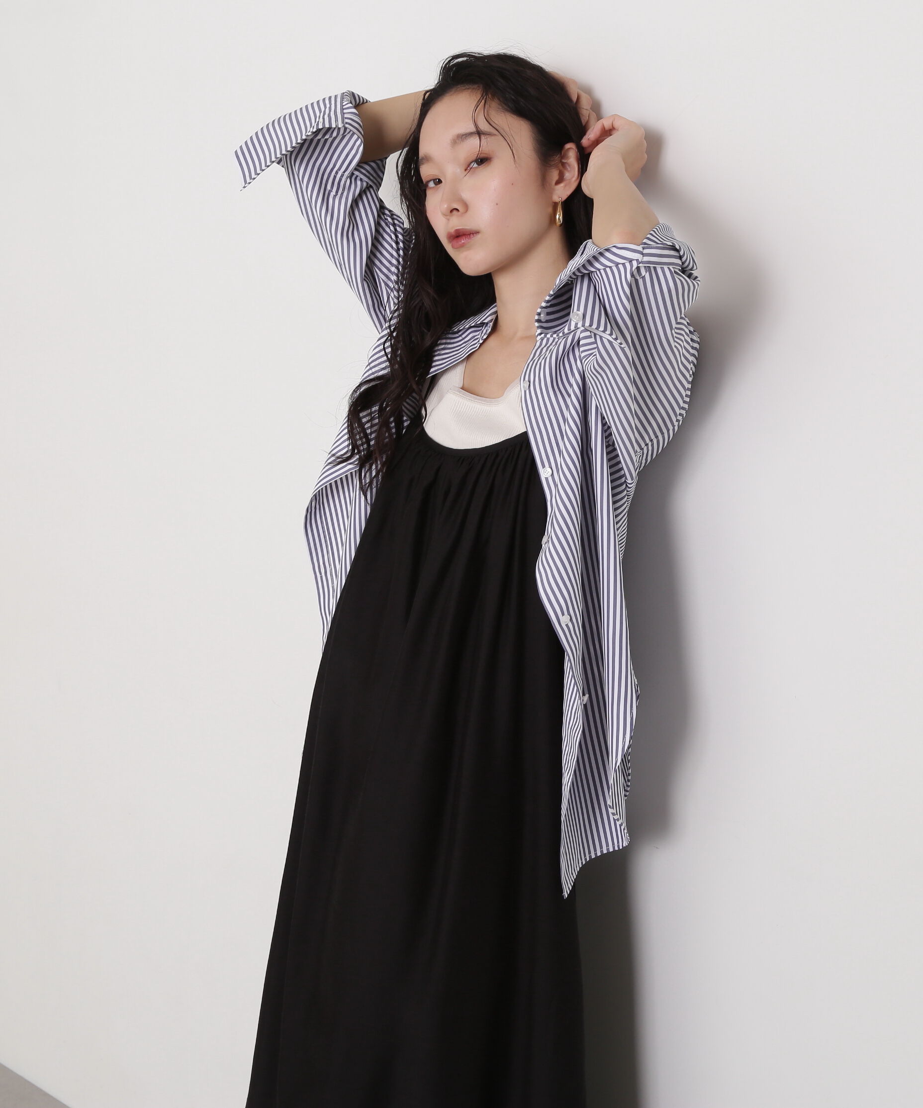  「ドロップショルダーベーシックシャツ」|シャツ・ブラウス|