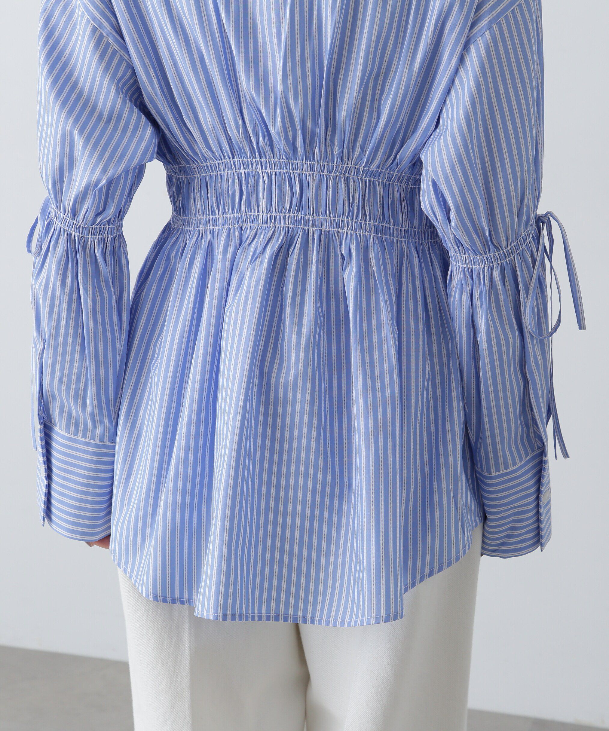  「ウエストシャーリングロングシャツ」|シャツ・ブラウス|