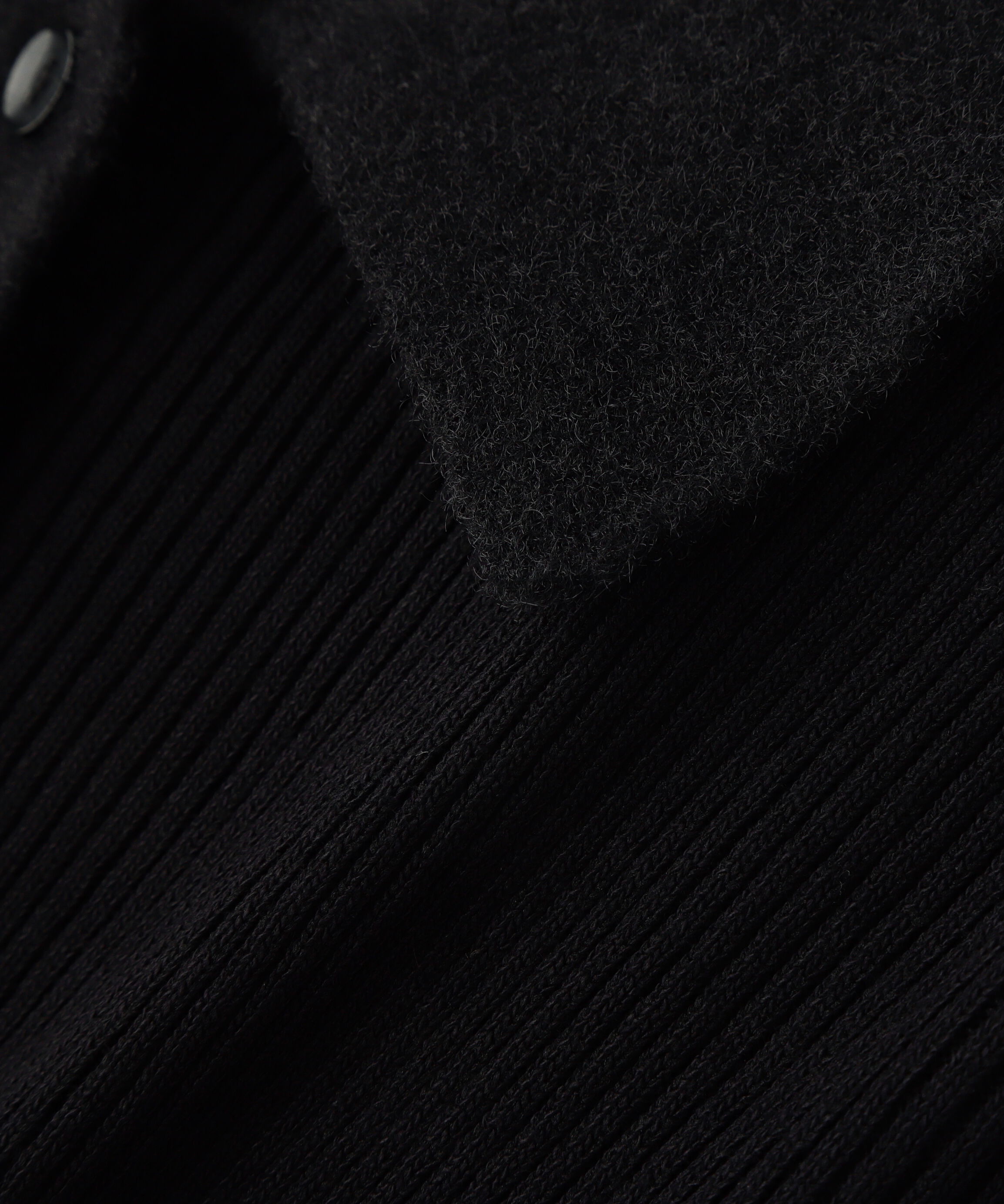  「シャギートリムポロニット」|ニット・セーター|