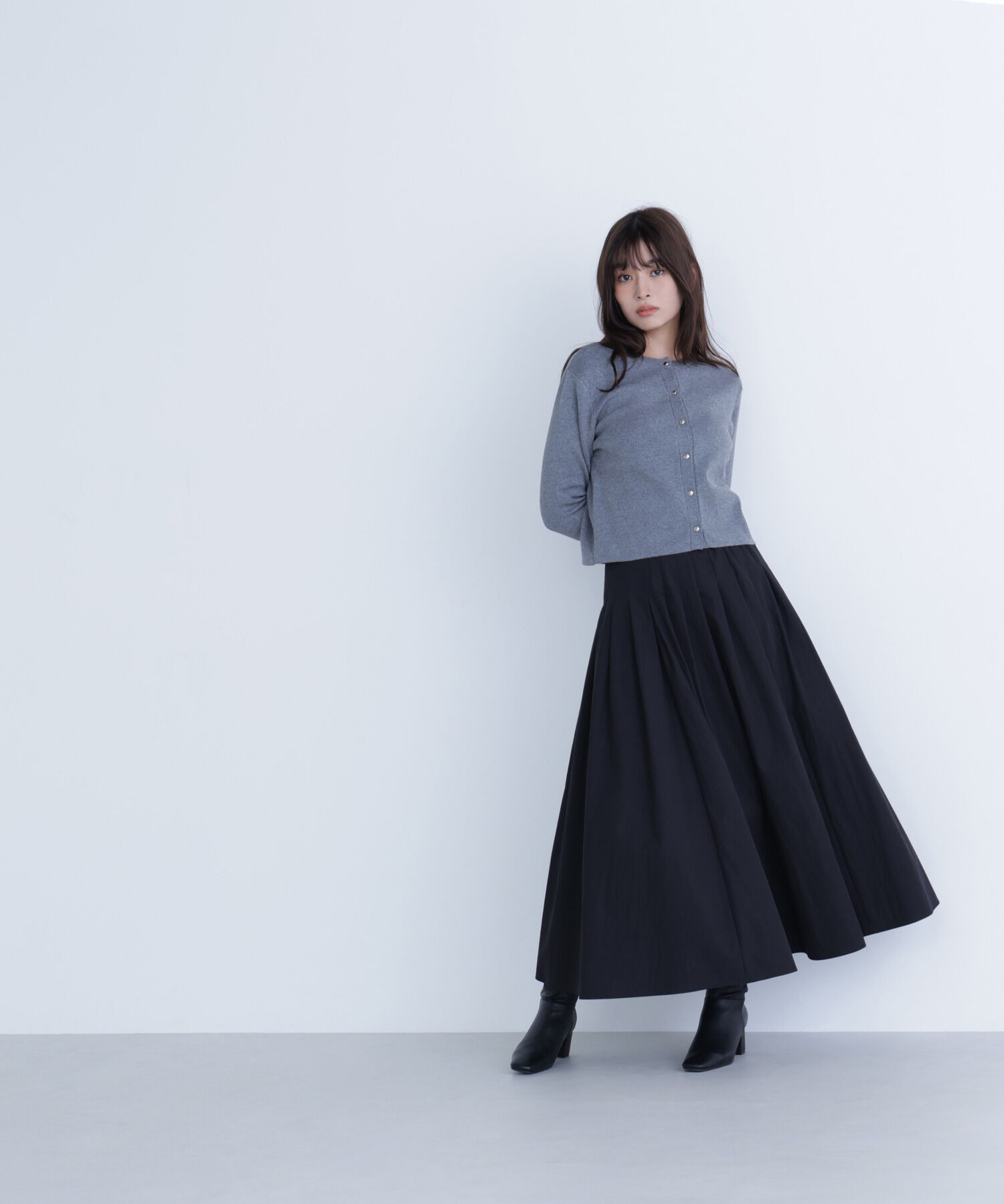  「タフタボリュームスカート」|スカート|