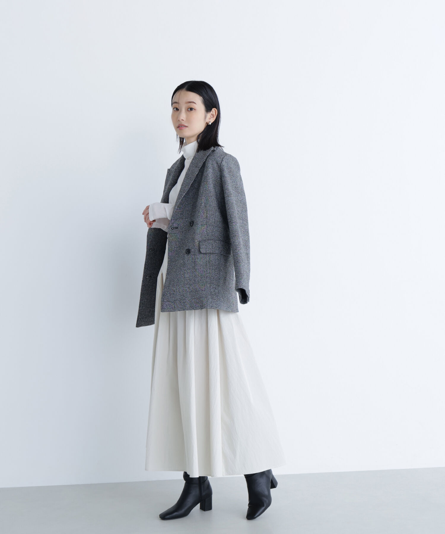  「タフタボリュームスカート」|スカート|