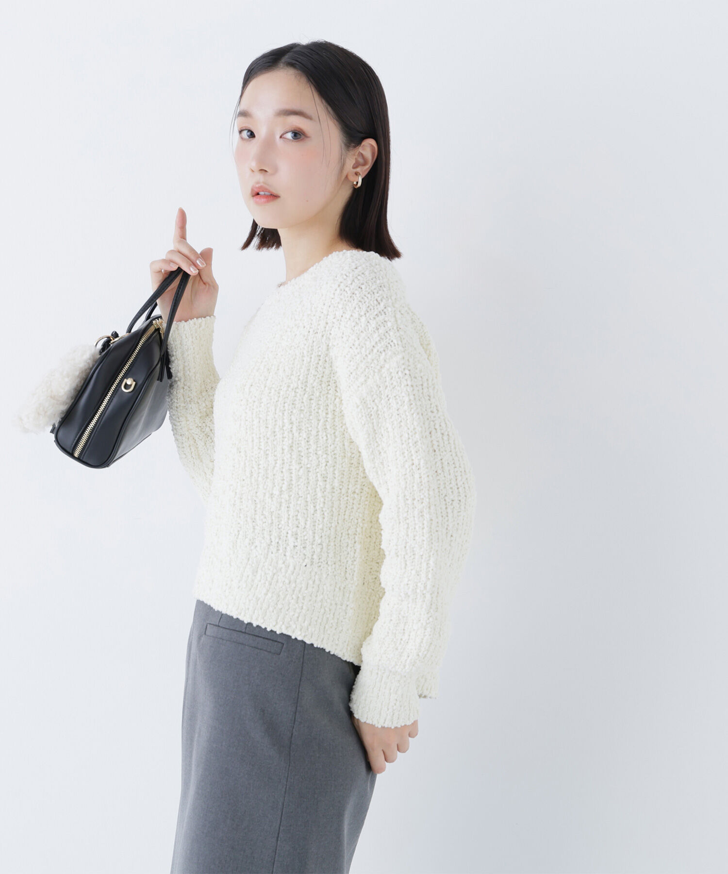  「ネップオーバーニット」|ニット・セーター|