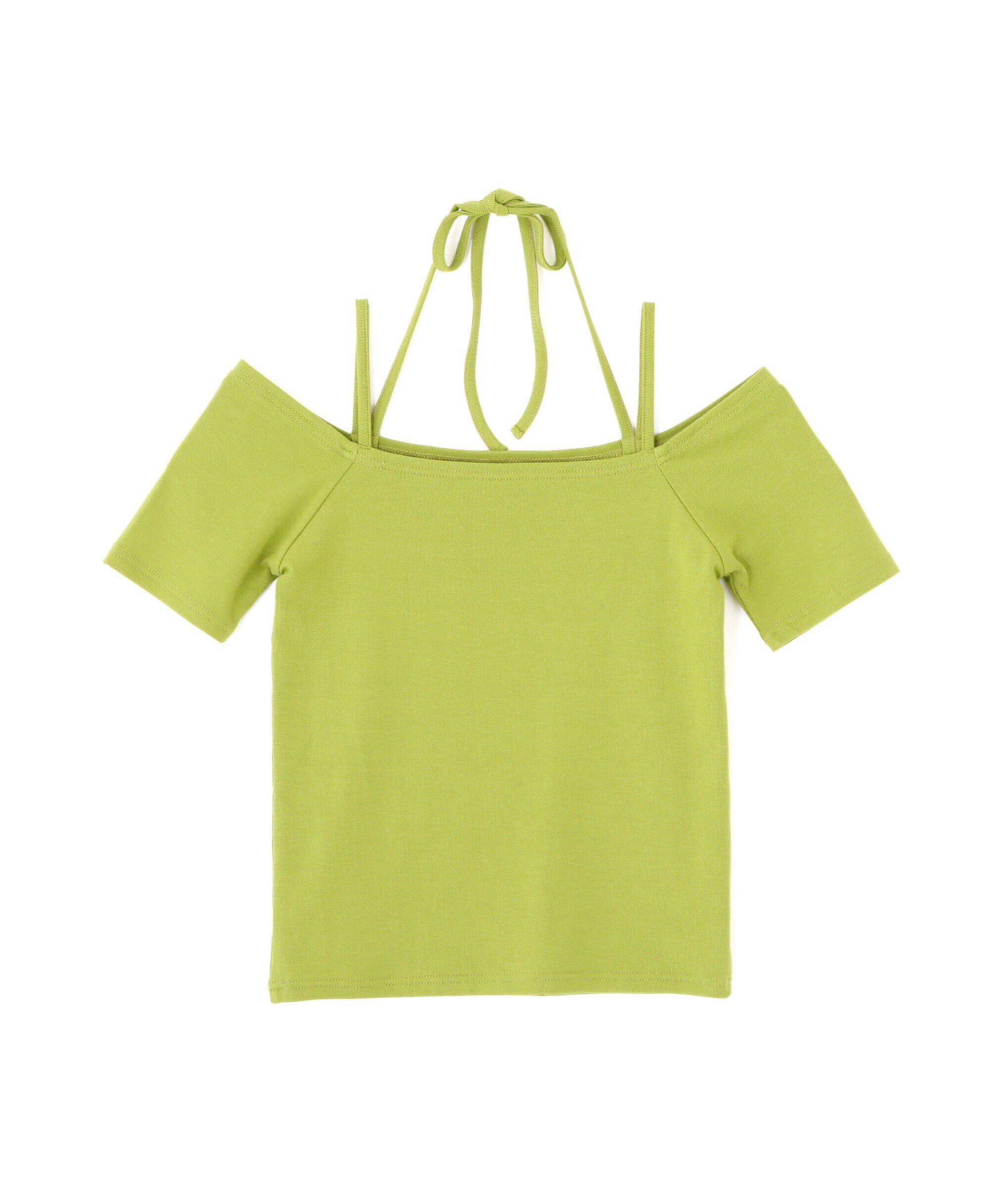  「オフショルホルターネックカットソー」|Tシャツ・カットソー|