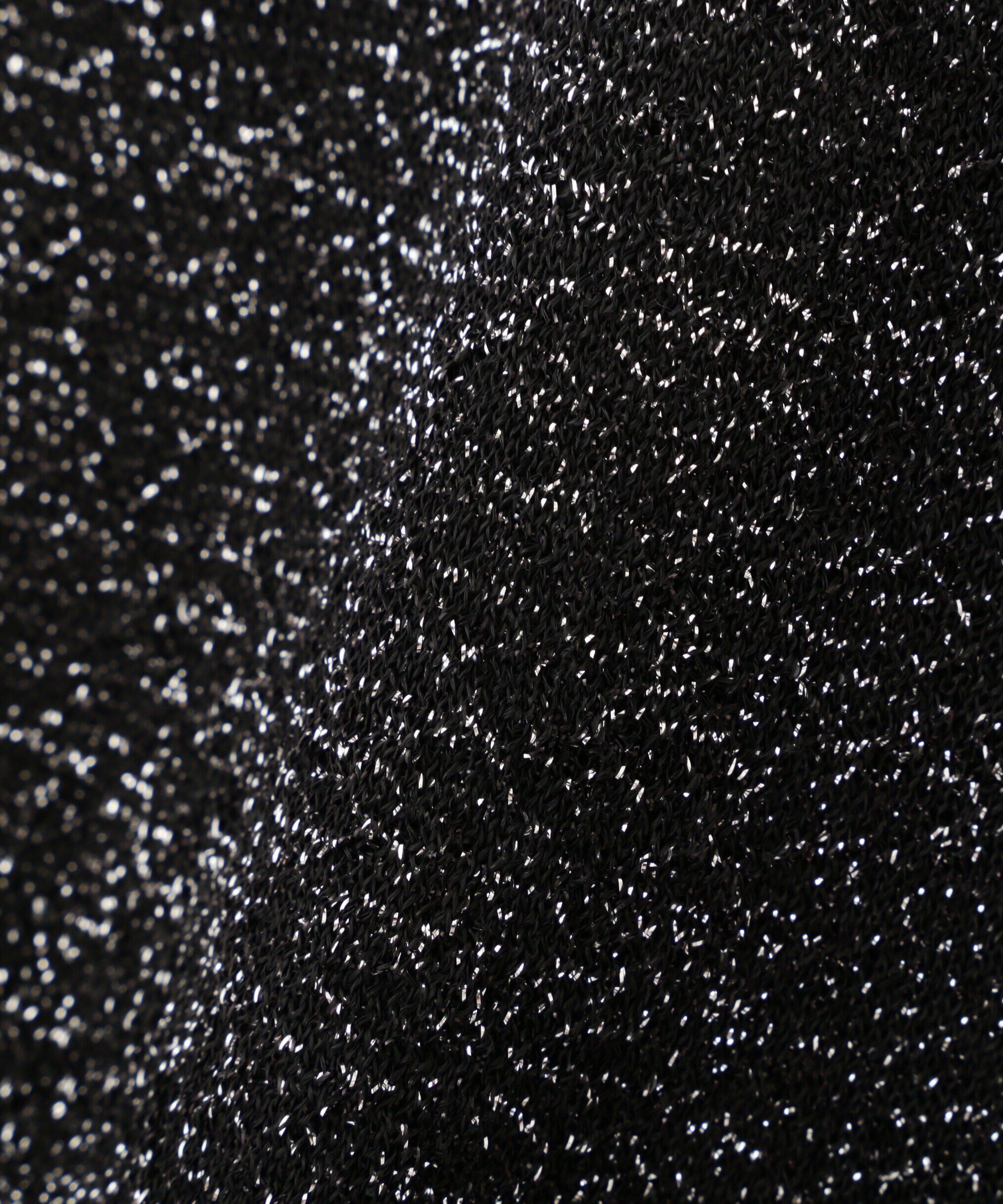  「コンパクトラメシアー半袖ニット」|ニット・セーター|