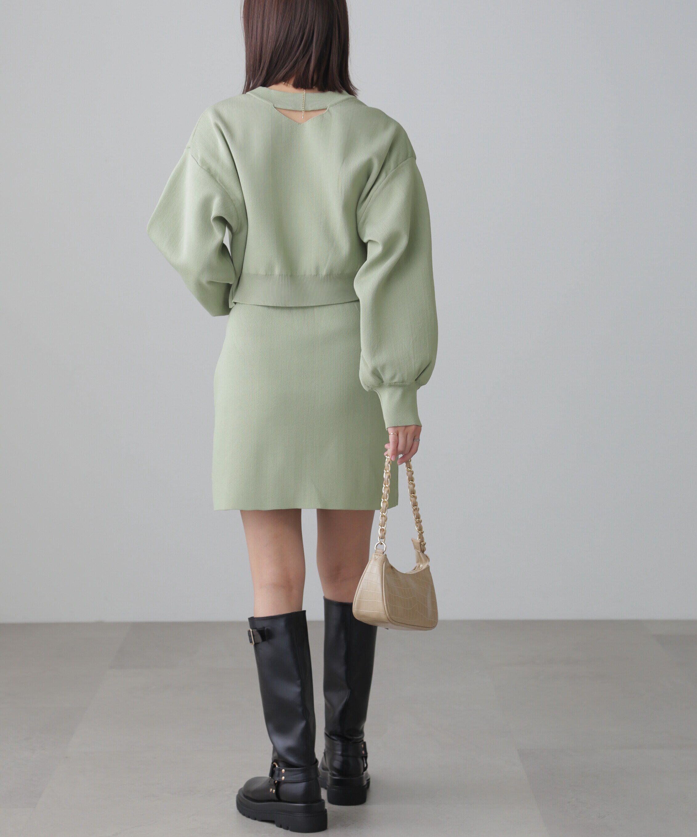  「スポンディッシュニットセットアップ」|ワンピース|