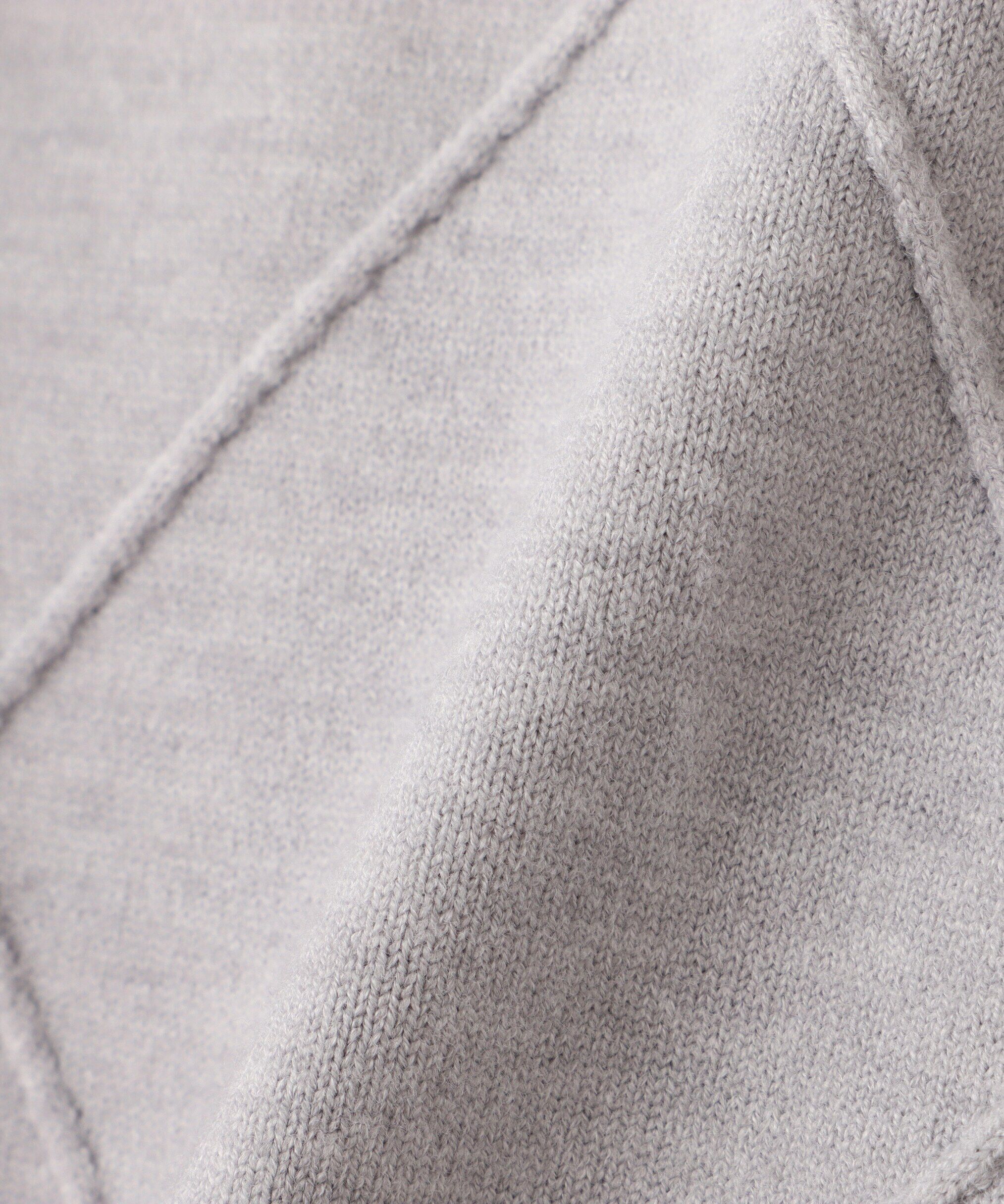 PROPORTION BODY DRESSING「ダイヤ柄ショート丈ニット　24AW」|ニット・セーター|