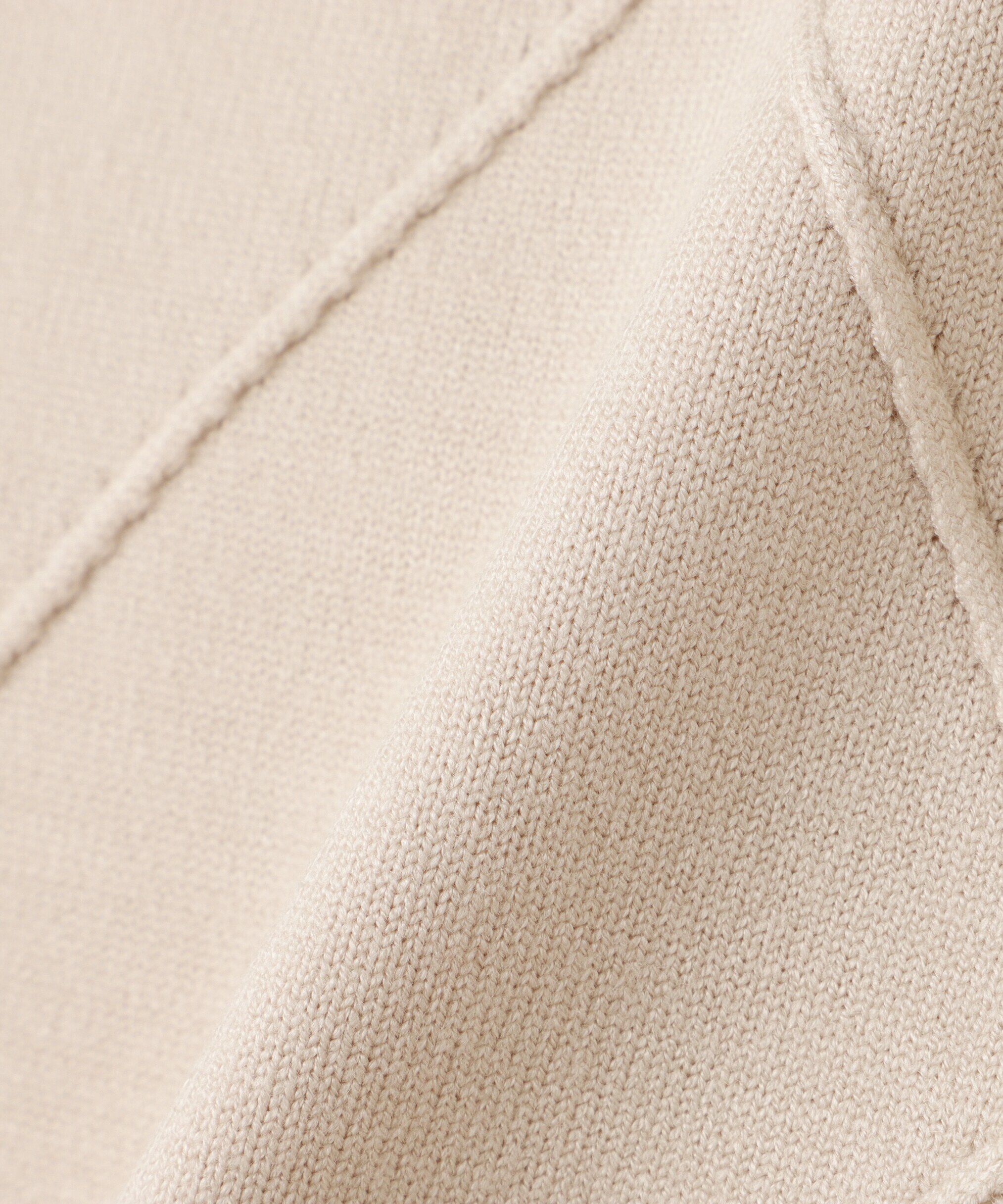 PROPORTION BODY DRESSING「ダイヤ柄ショート丈ニット　24AW」|ニット・セーター|