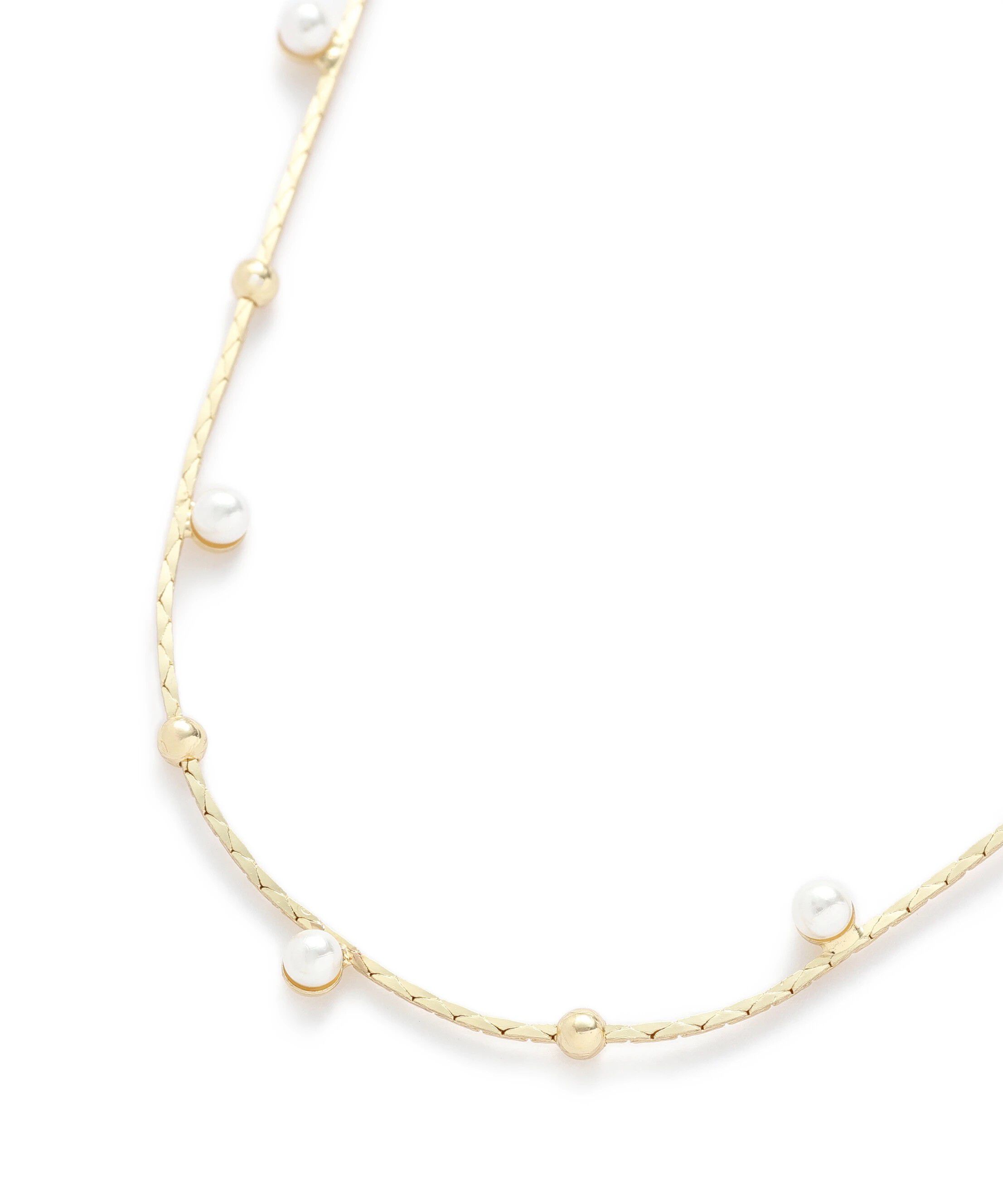 PROPORTION BODY DRESSING「パールメタルボールネックレス」|その他|