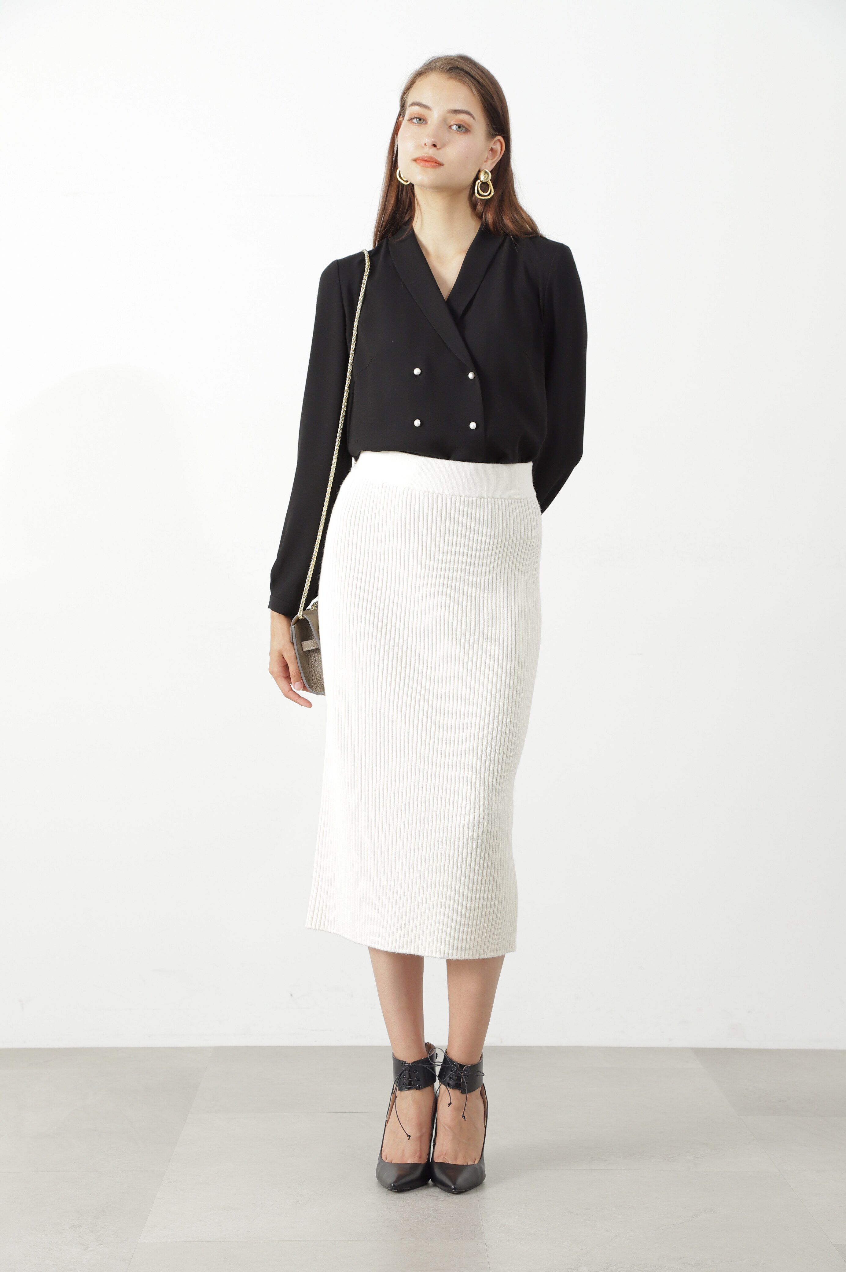  「◆RIBニットタイトスカート」|スカート|