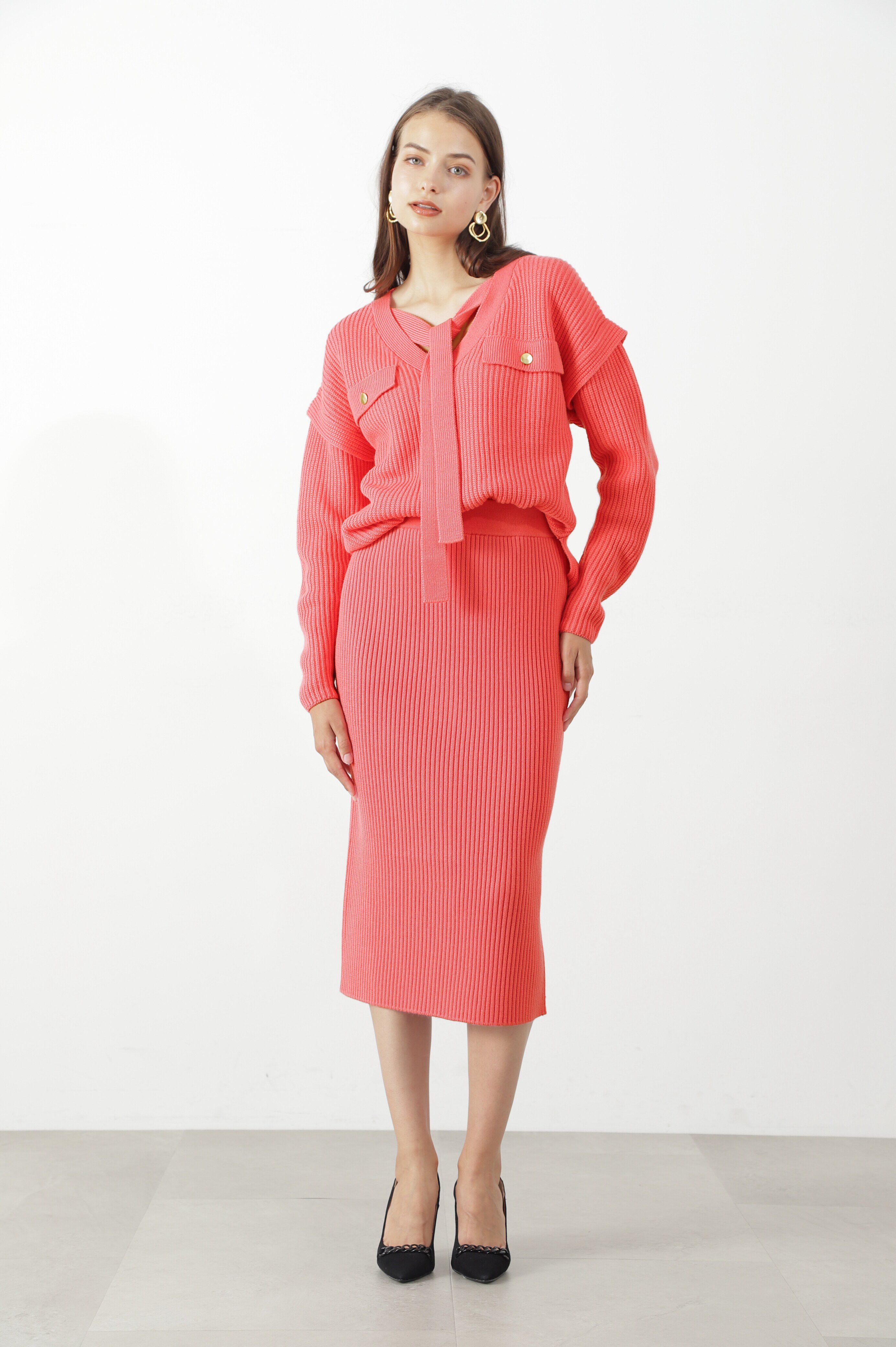  「◆RIBニットタイトスカート」|スカート|