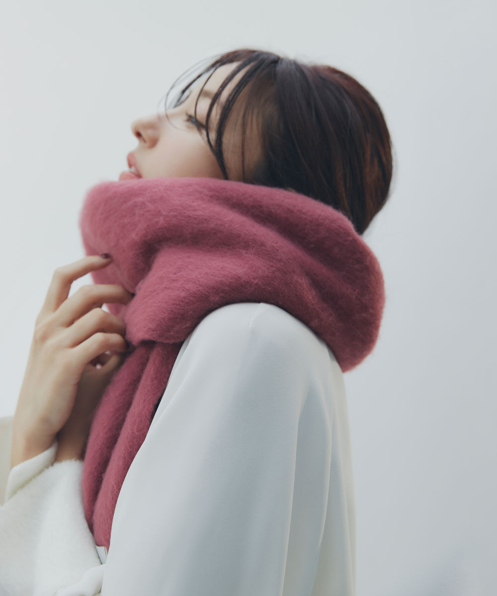  「［WEB限定］ソフトタッチブークレーマフラー」|バンダナ・スカーフ|