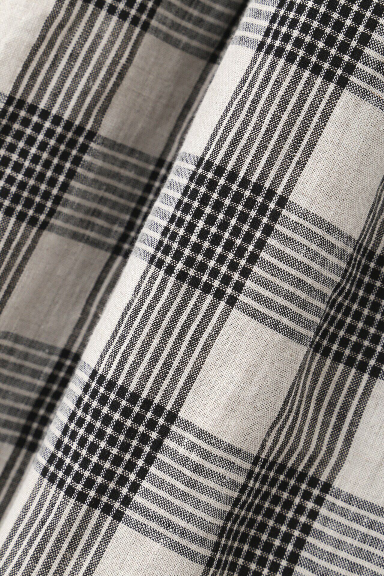  「◆麻チェックボリュームスカート」|スカート|