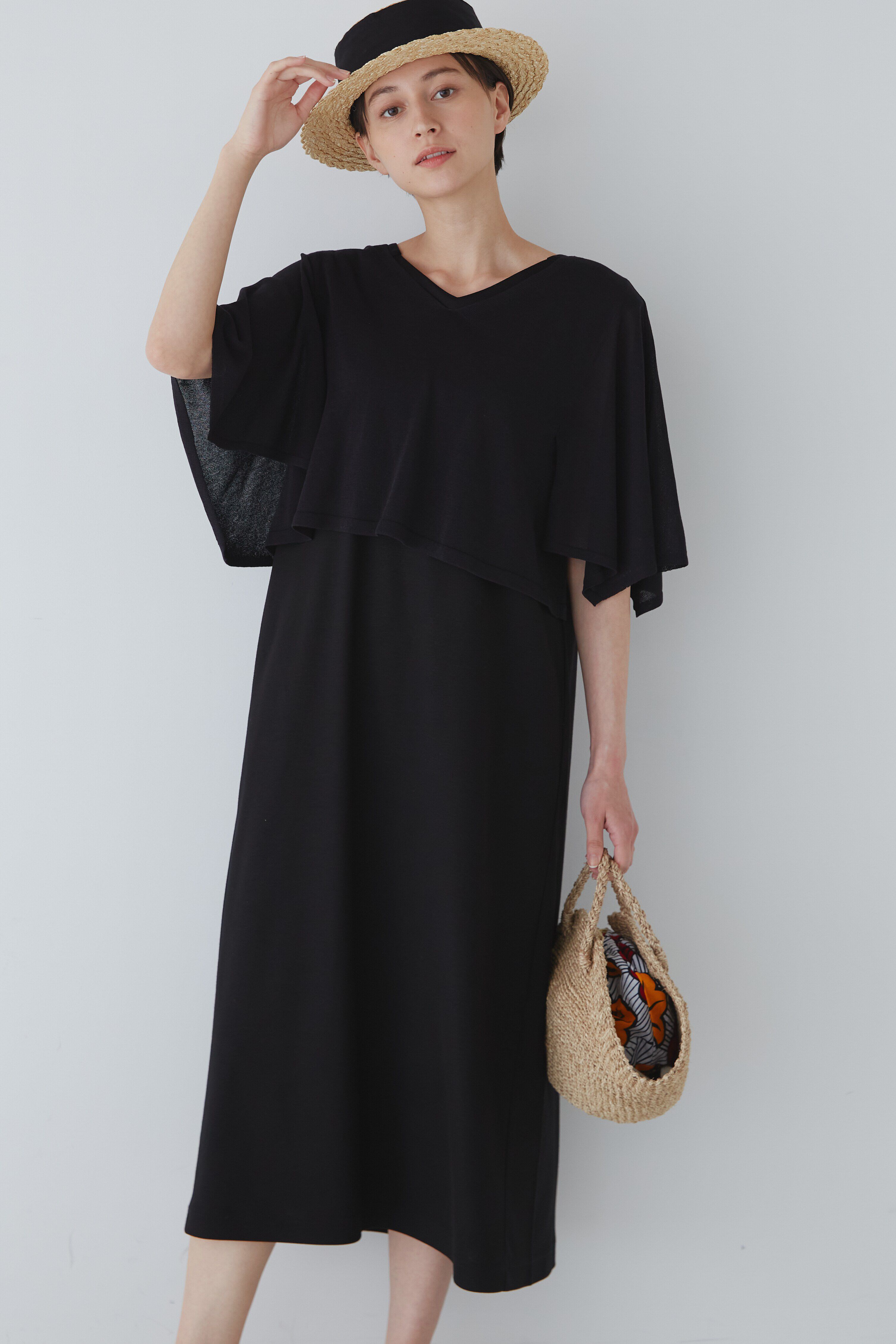  「◆ニット&times;ワンピースセットアップ」|ワンピース|ブラック