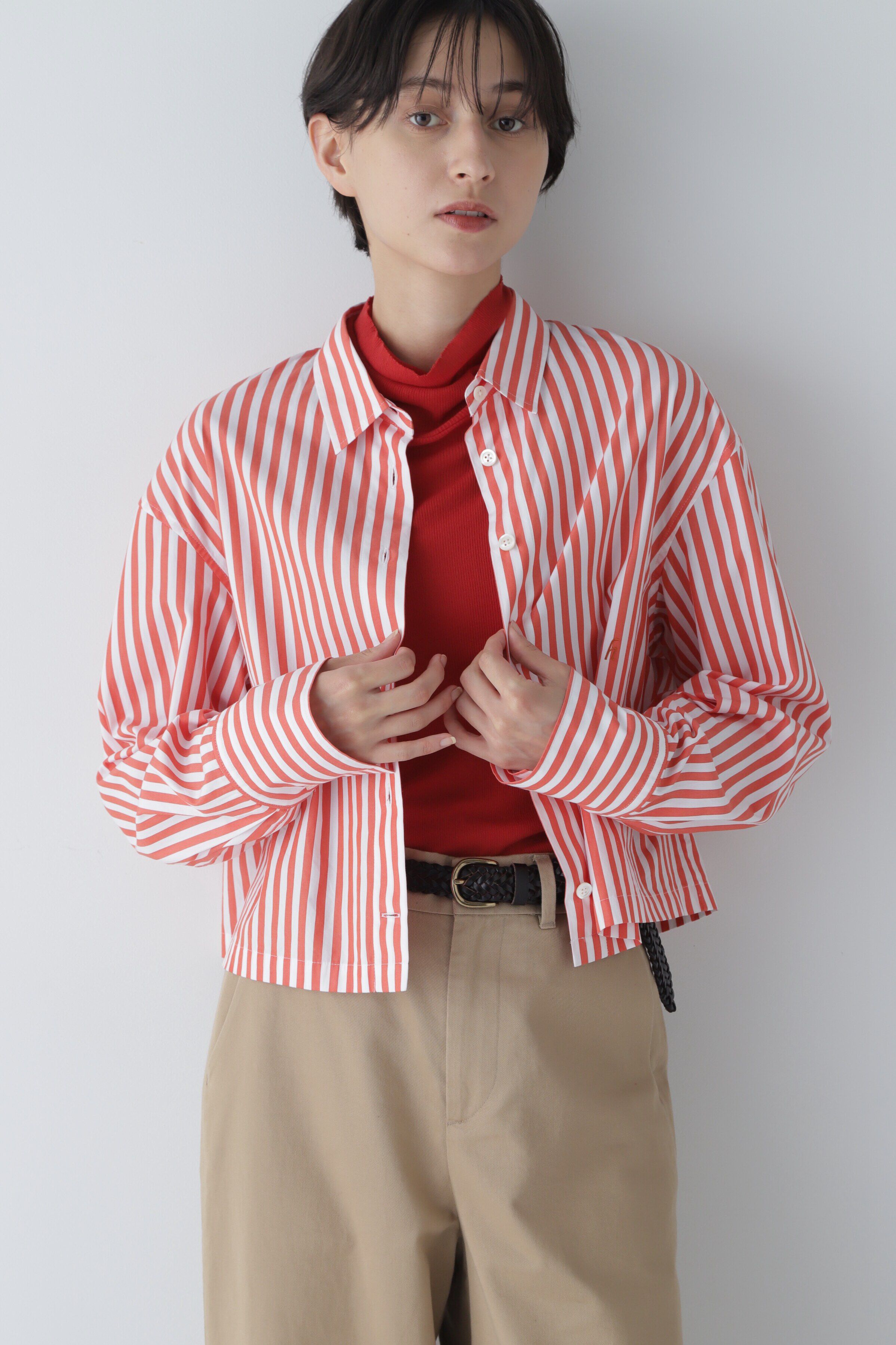  「◆ショート丈シャツ」|シャツ・ブラウス|オレンジスト 3