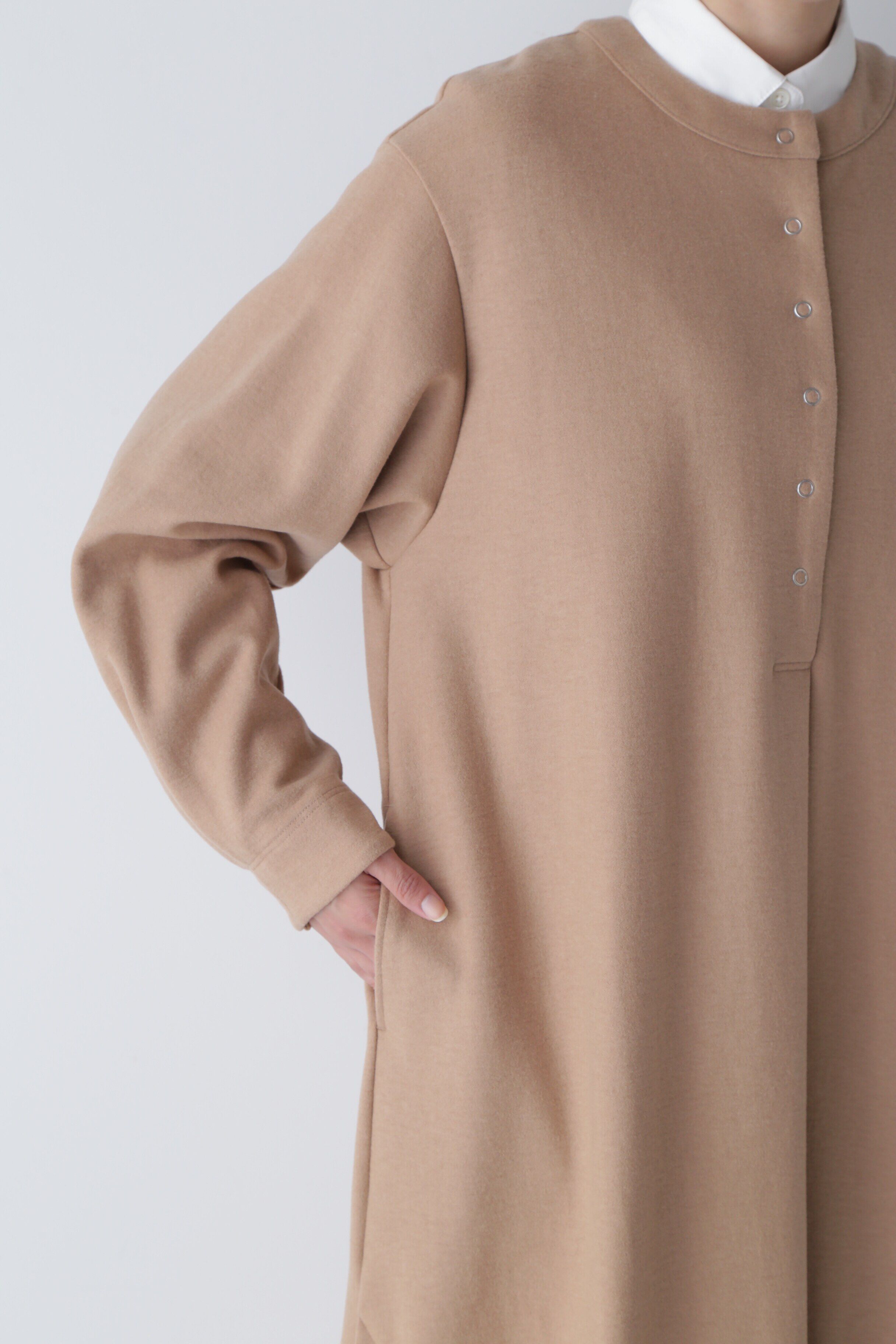  「ウォッシャブルミルドジャージワンピース」|ワンピース|