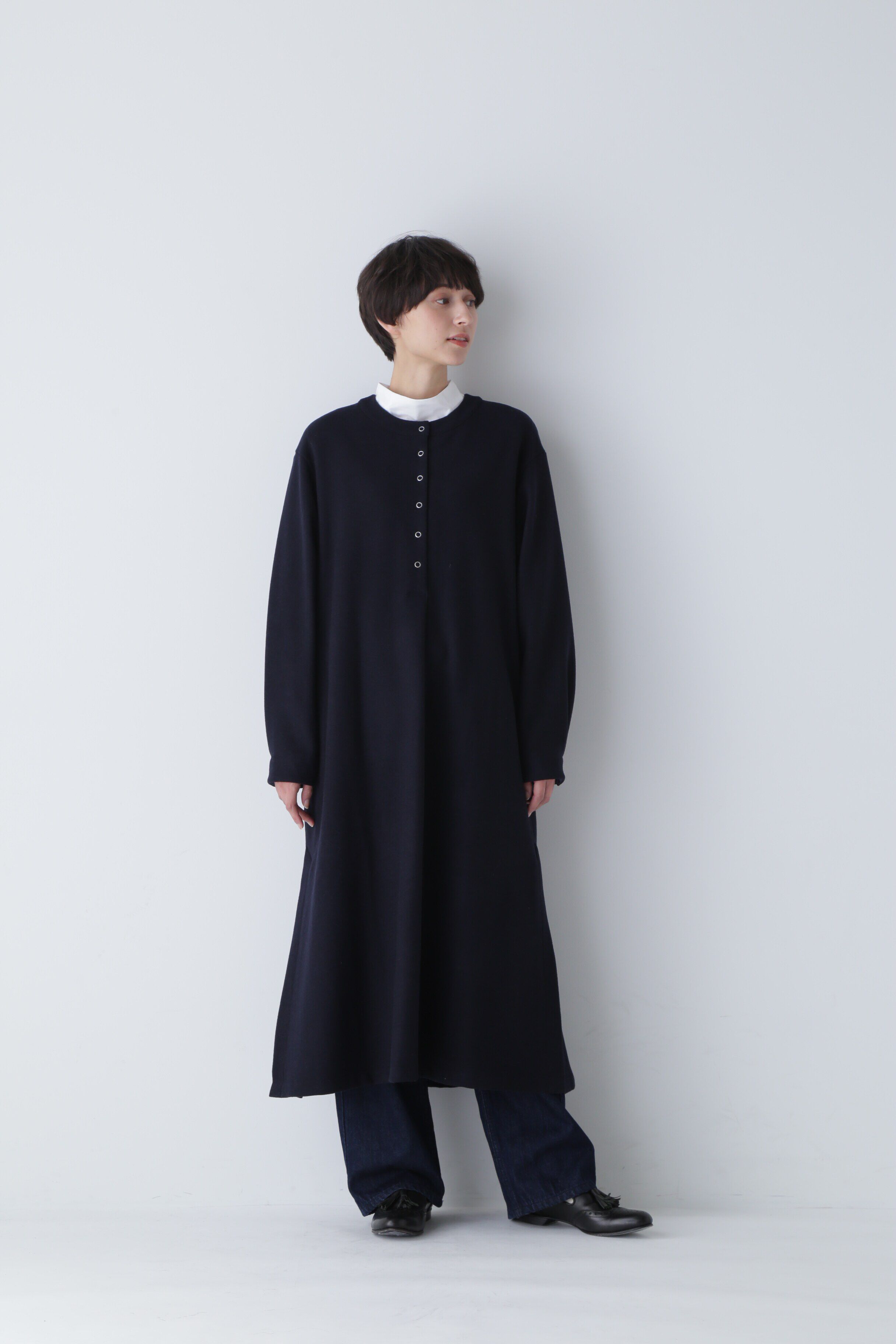  「ウォッシャブルミルドジャージワンピース」|ワンピース|