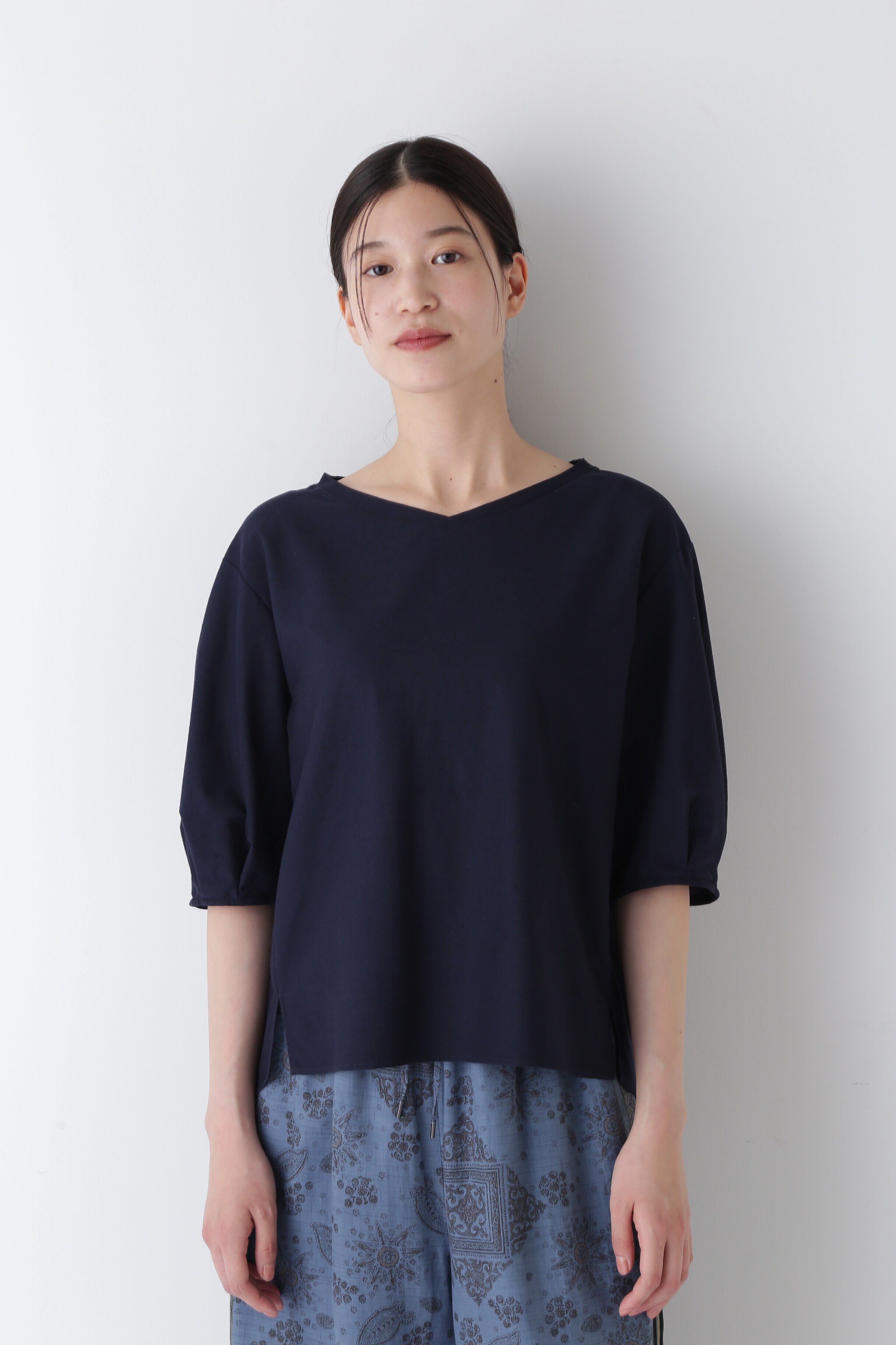  「◆フハクドッキングＶネックプルオーバー」|Tシャツ・カットソー|