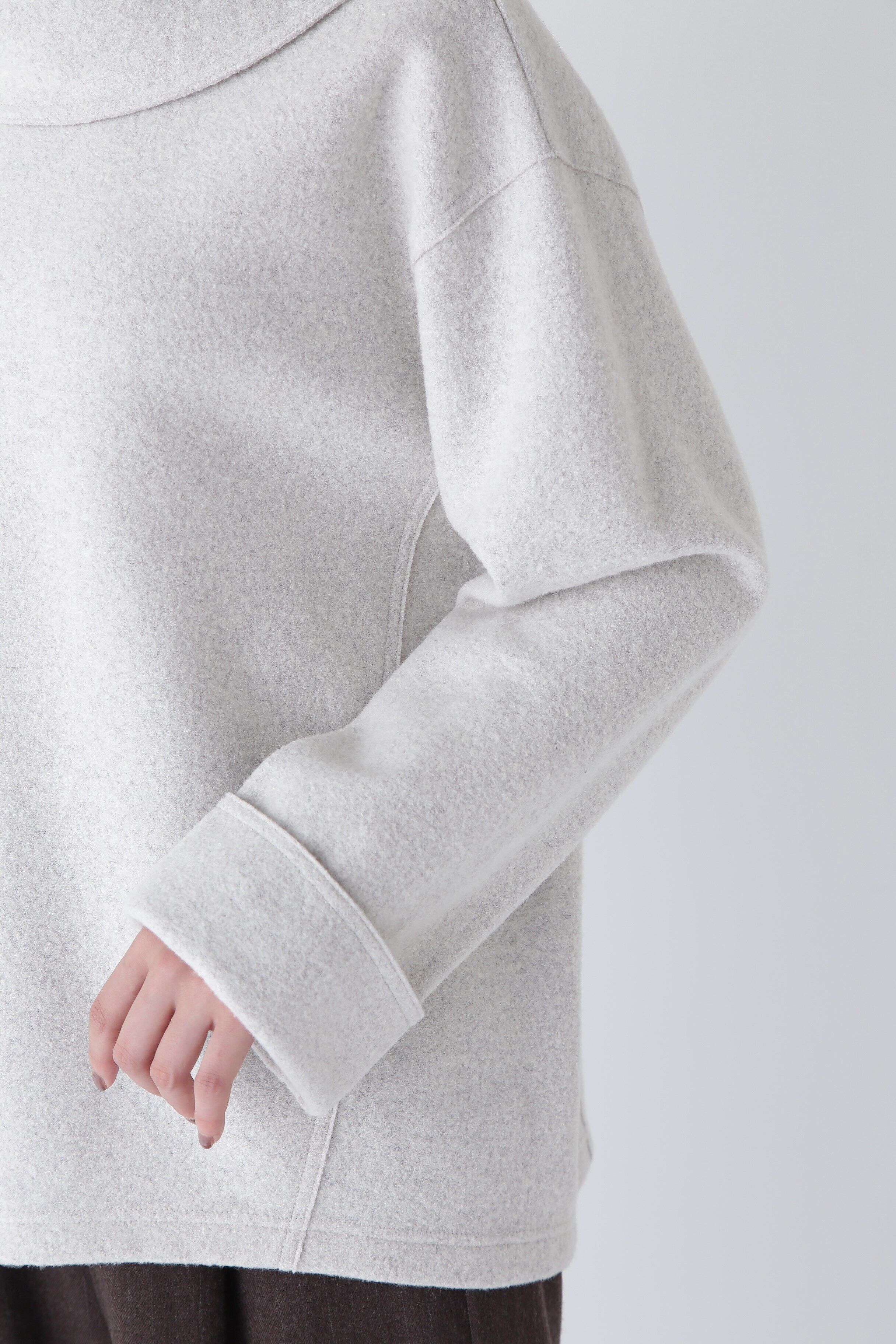  「◆ウールリング圧縮オフタートルオーバートップス」|Tシャツ・カットソー|