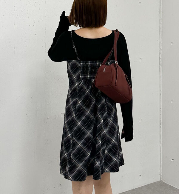 archives「&rsquo;バイアスチェックアソートミニキャミワンピース&rsquo;」|ワンピース|